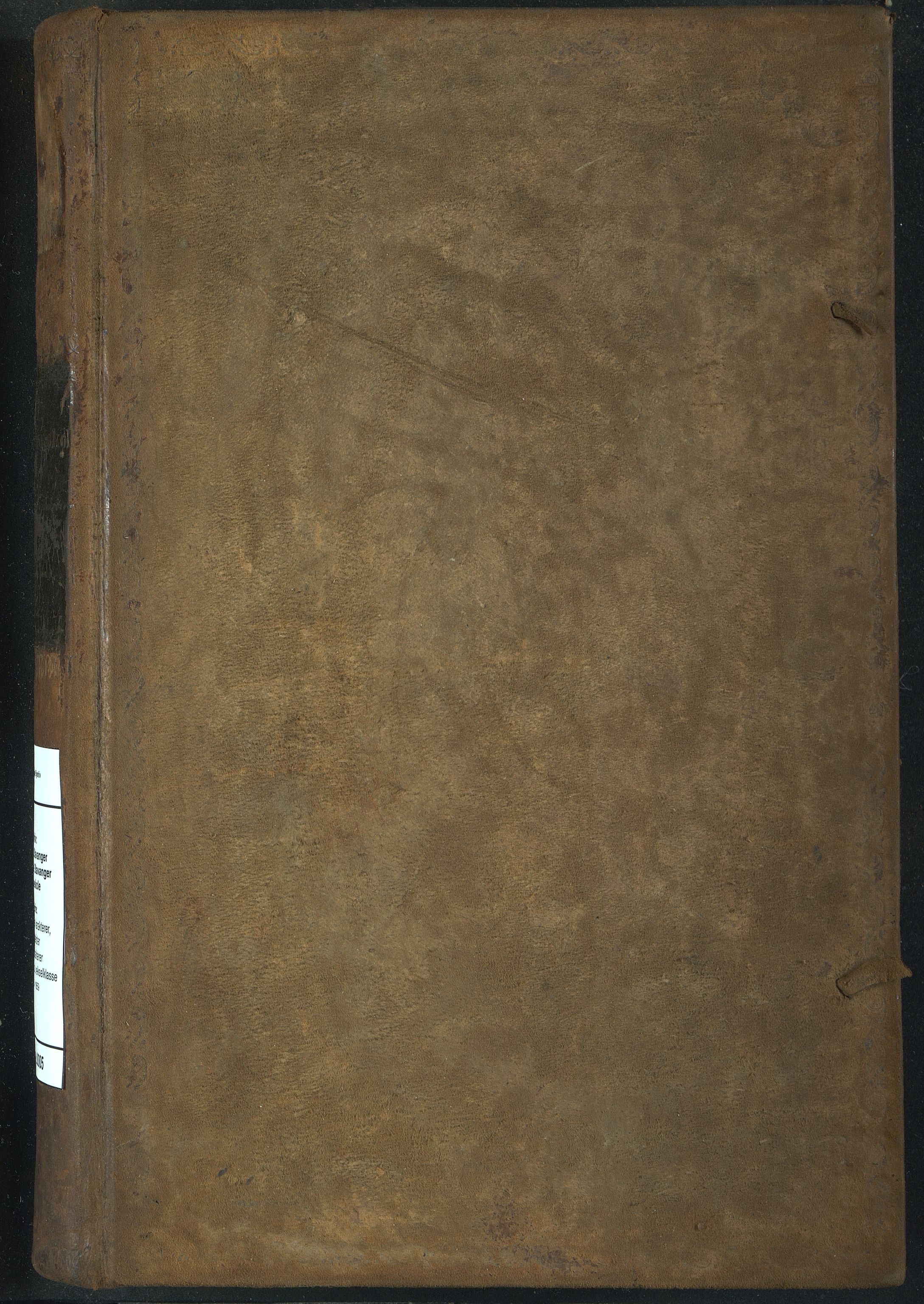 Stavanger kommune. Stavanger almueskole, BYST/A-0014/G/Gc/L0005: Skoleprotokoll, vekselklasse, 1855-1859