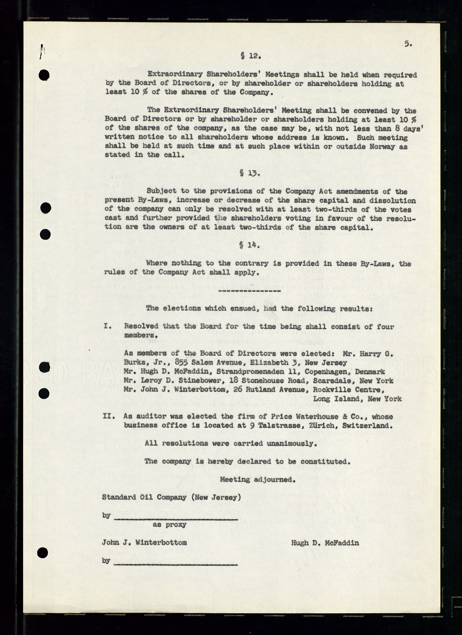 PA 1537 - A/S Essoraffineriet Norge, AV/SAST-A-101957/A/Aa/L0002/0001: Styremøter / Shareholder meetings, Board meeting minutes, 1957-1961, p. 56