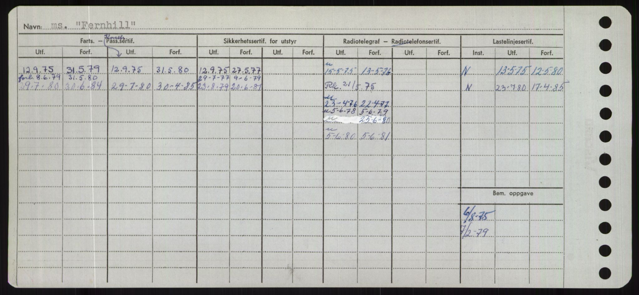 Sjøfartsdirektoratet med forløpere, Skipsmålingen, RA/S-1627/H/Hd/L0010: Fartøy, F-Fjø, p. 374