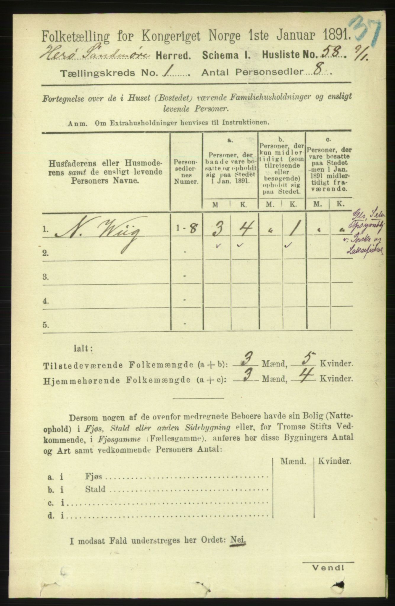 RA, 1891 census for 1515 Herøy, 1891, p. 86