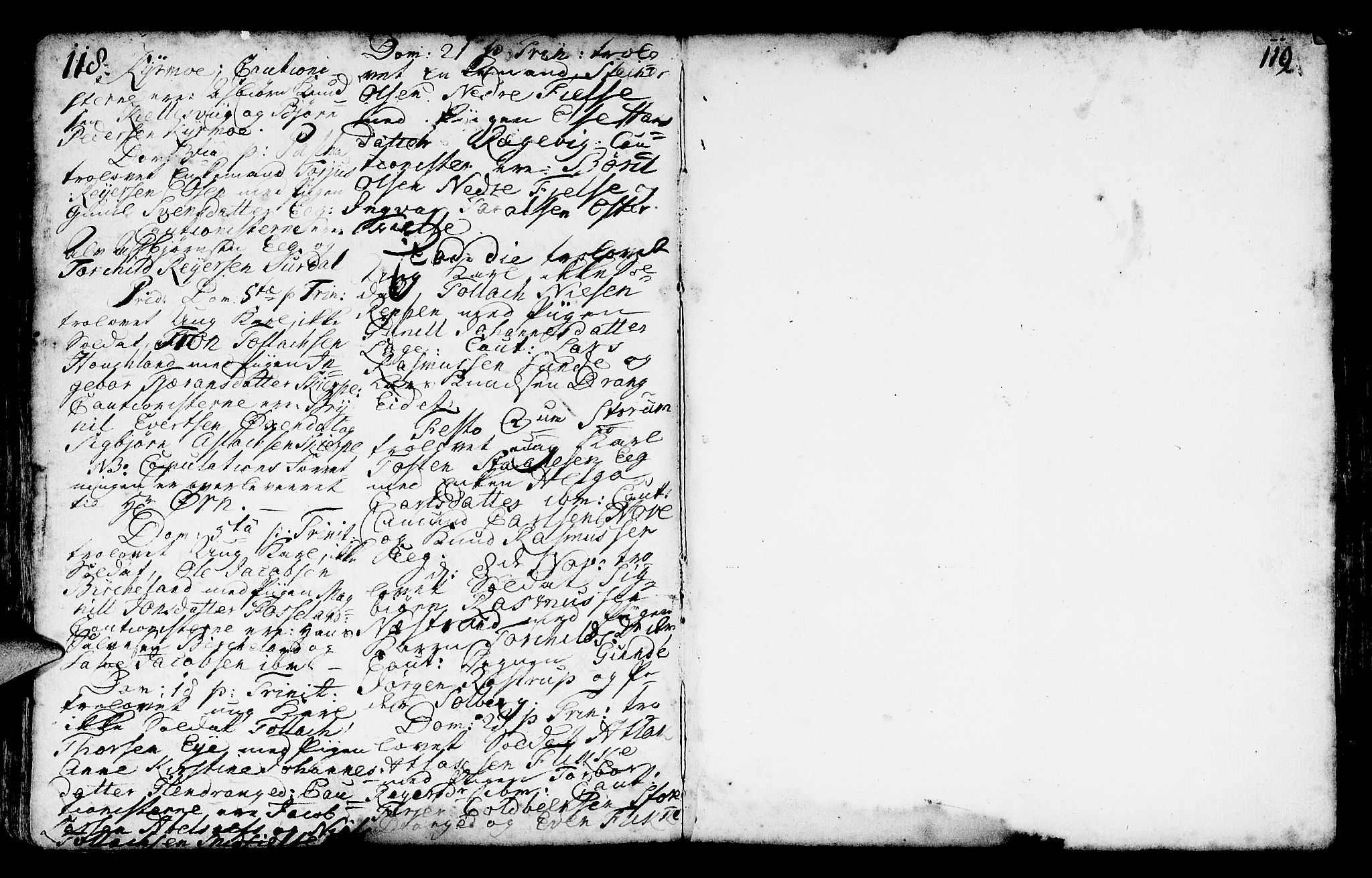 Lund sokneprestkontor, AV/SAST-A-101809/S06/L0002: Parish register (official) no. A 2, 1738-1760, p. 118-119