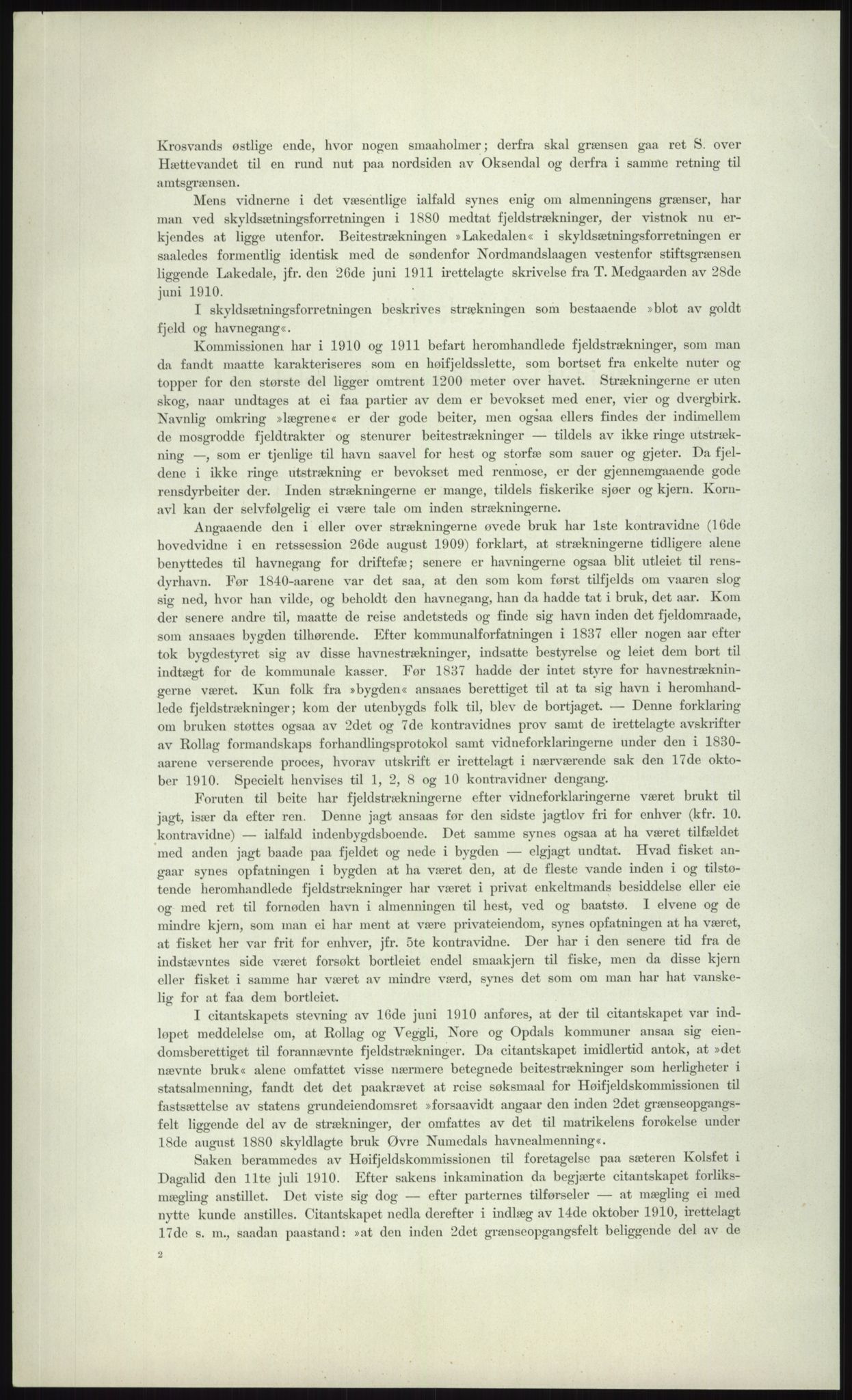 Høyfjellskommisjonen, RA/S-1546/X/Xa/L0001: Nr. 1-33, 1909-1953, p. 913