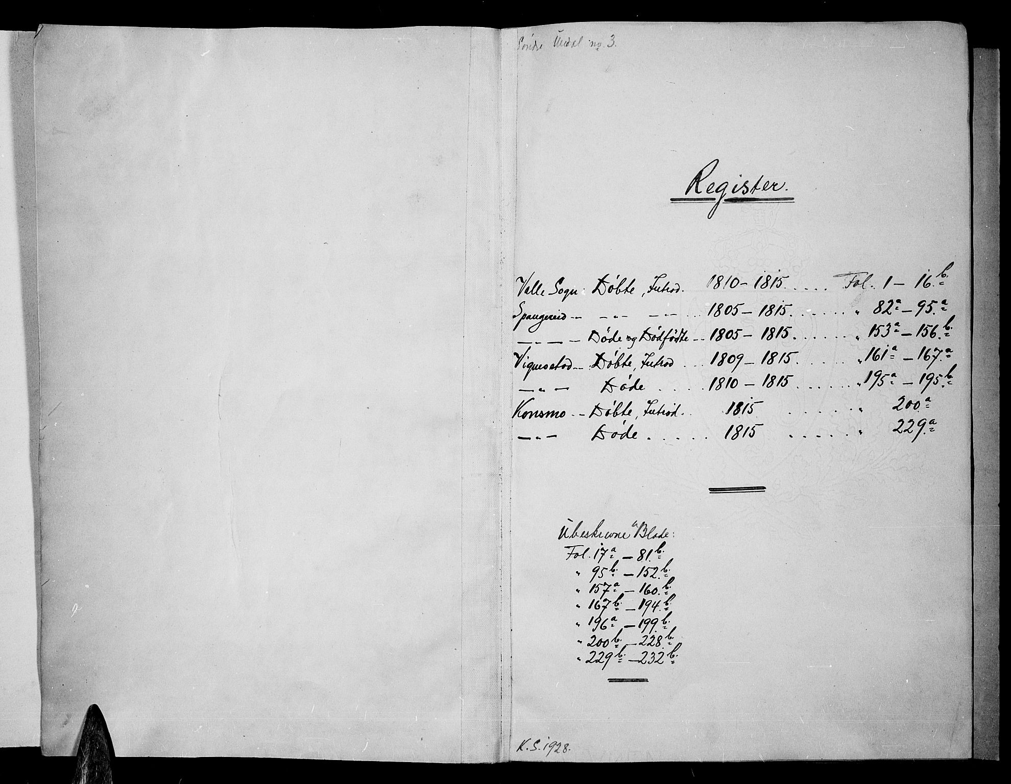 Sør-Audnedal sokneprestkontor, SAK/1111-0039/F/Fa/Fab/L0004: Parish register (official) no. A 4 /2, 1805-1815