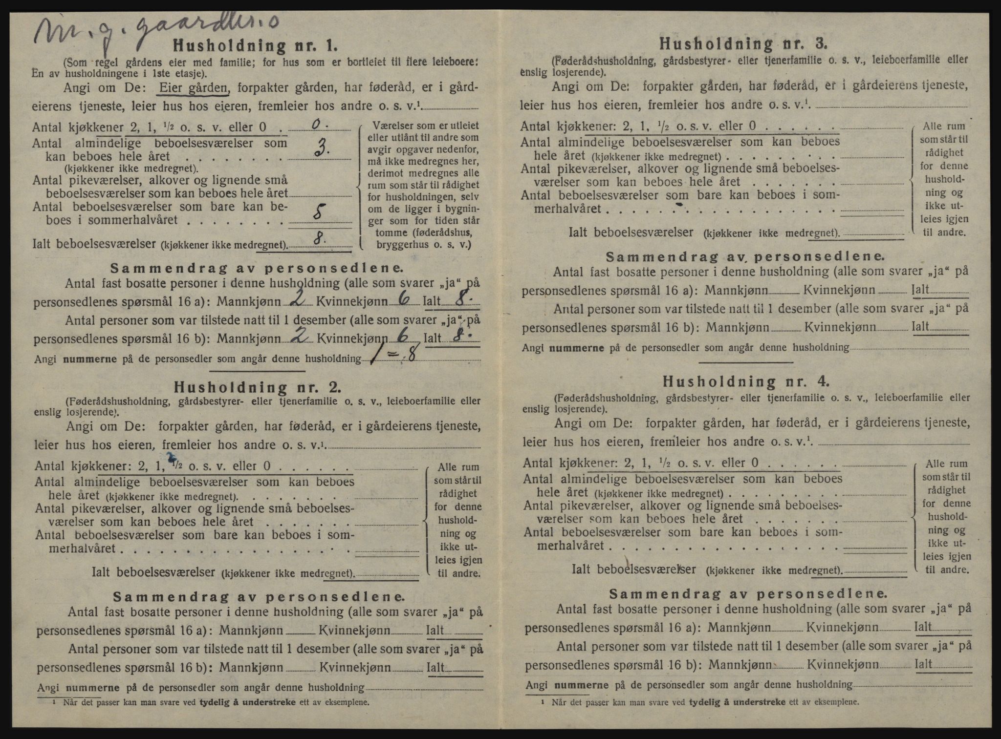 SAT, 1920 census for Haltdalen, 1920, p. 357