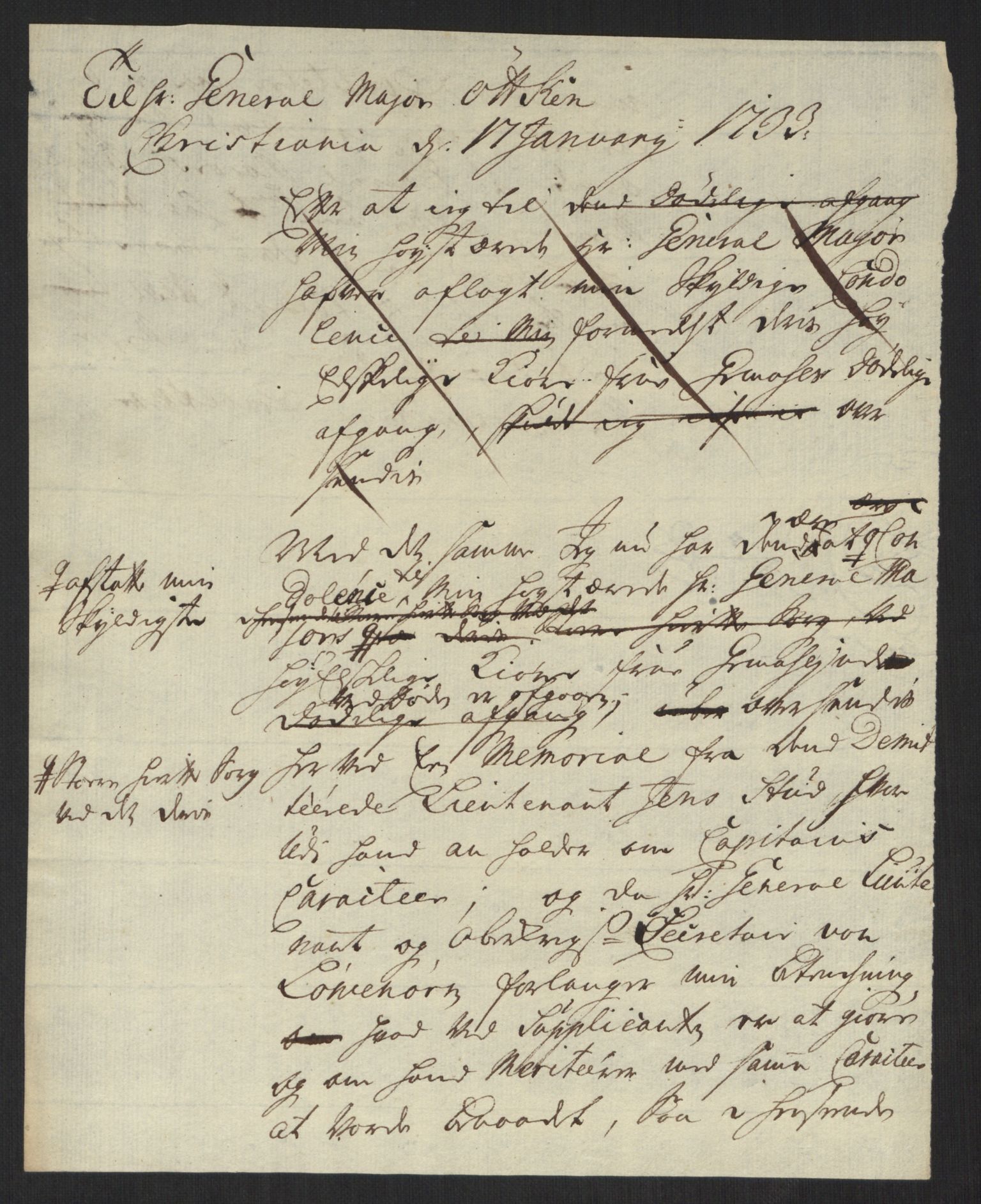 Kommanderende general (KG I) med Det norske krigsdirektorium, AV/RA-EA-5419/B/L0013: Kommanderende generals konsepter, 1730-1733, p. 557