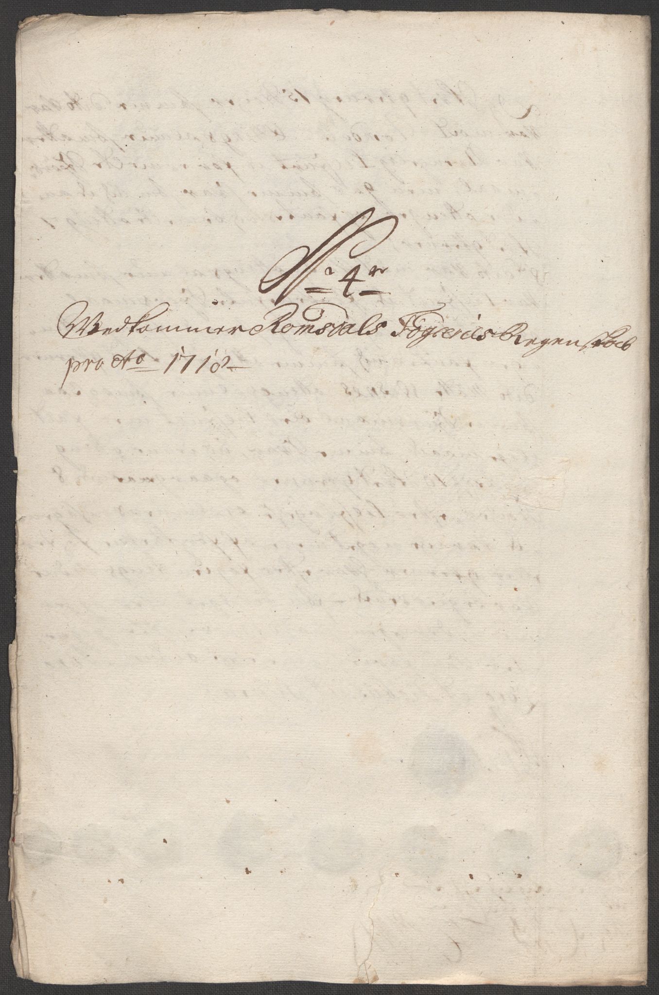 Rentekammeret inntil 1814, Reviderte regnskaper, Fogderegnskap, RA/EA-4092/R55/L3665: Fogderegnskap Romsdal, 1718, p. 87