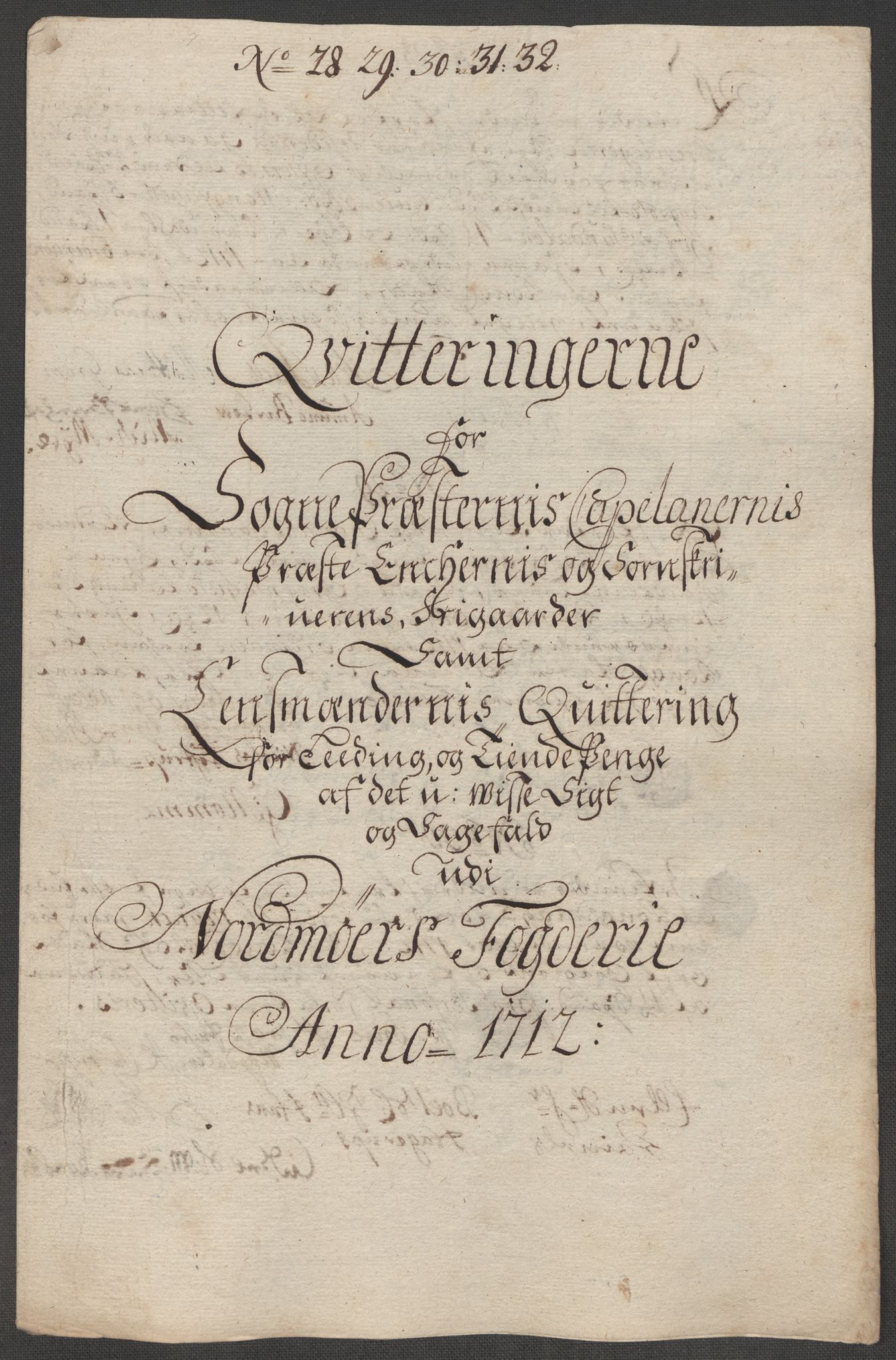 Rentekammeret inntil 1814, Reviderte regnskaper, Fogderegnskap, RA/EA-4092/R56/L3746: Fogderegnskap Nordmøre, 1712, p. 138