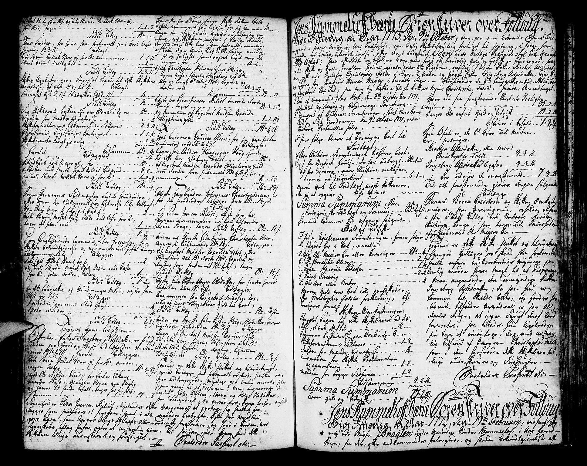 Follo sorenskriveri, AV/SAO-A-10274/H/Hb/L0007: Skifteprotokoll, 1764-1774, p. 501b-502a