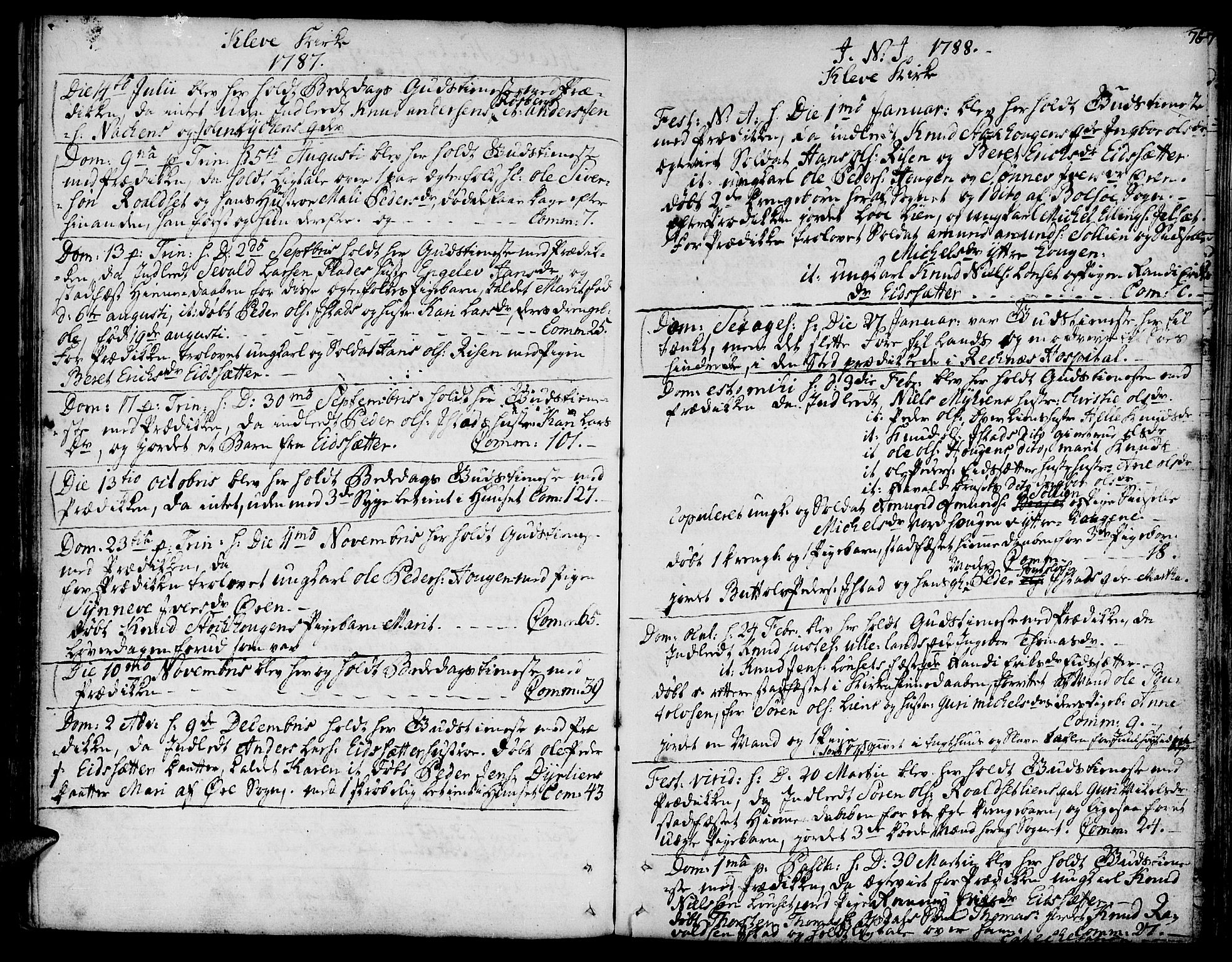 Ministerialprotokoller, klokkerbøker og fødselsregistre - Møre og Romsdal, SAT/A-1454/555/L0648: Parish register (official) no. 555A01, 1759-1793, p. 76