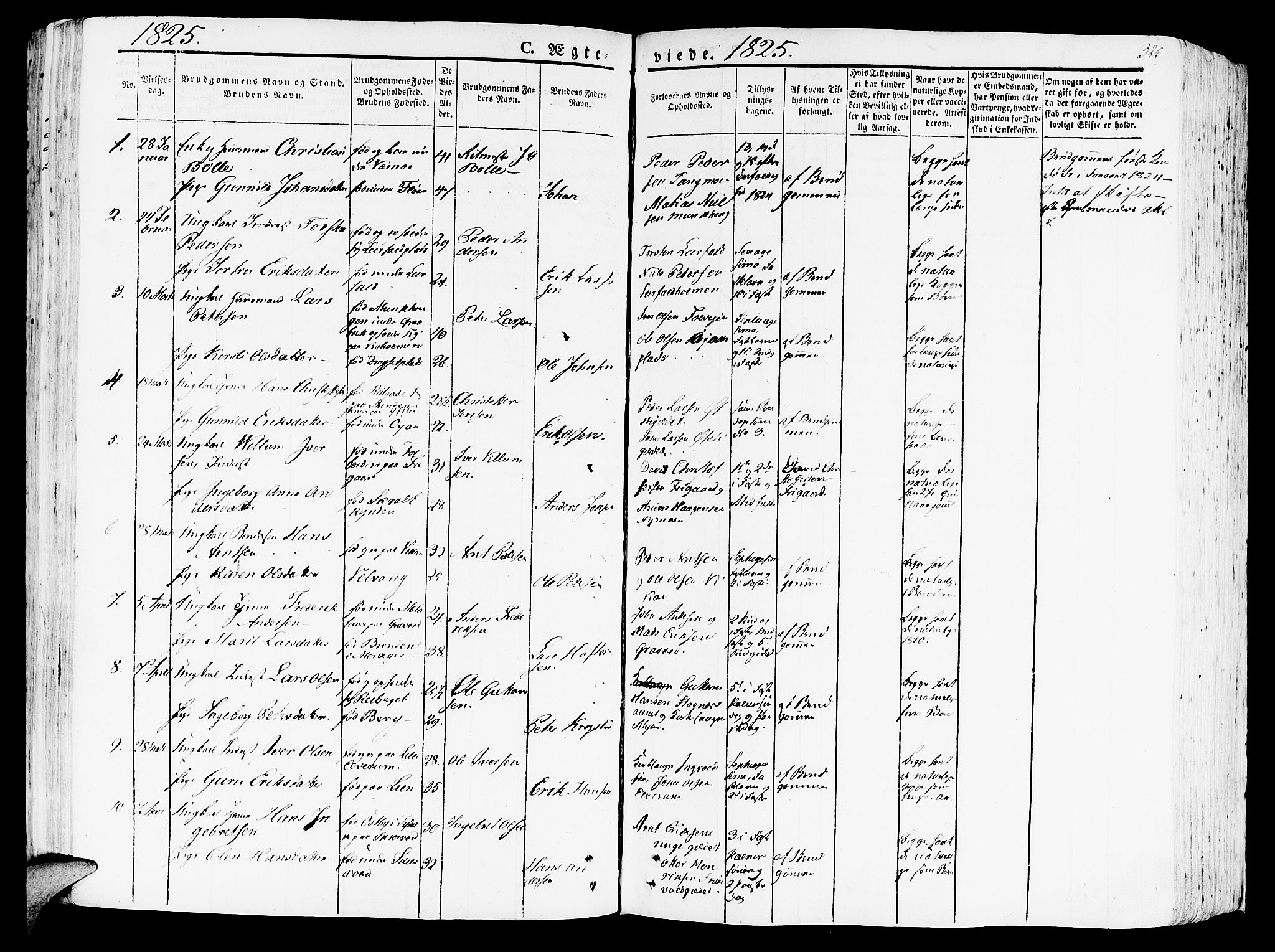 Ministerialprotokoller, klokkerbøker og fødselsregistre - Nord-Trøndelag, SAT/A-1458/709/L0070: Parish register (official) no. 709A10, 1820-1832, p. 326