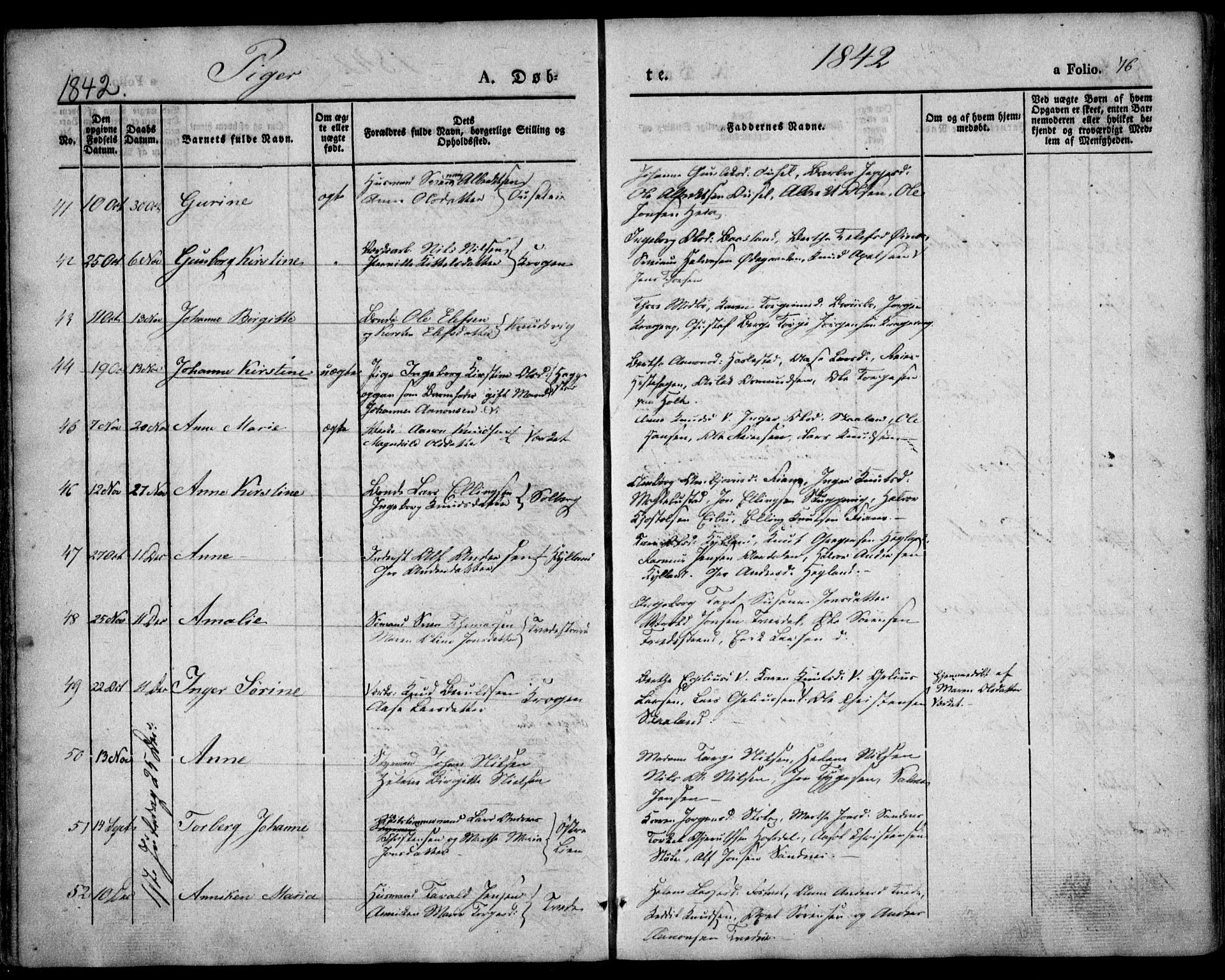 Holt sokneprestkontor, AV/SAK-1111-0021/F/Fa/L0007: Parish register (official) no. A 7, 1836-1848, p. 76