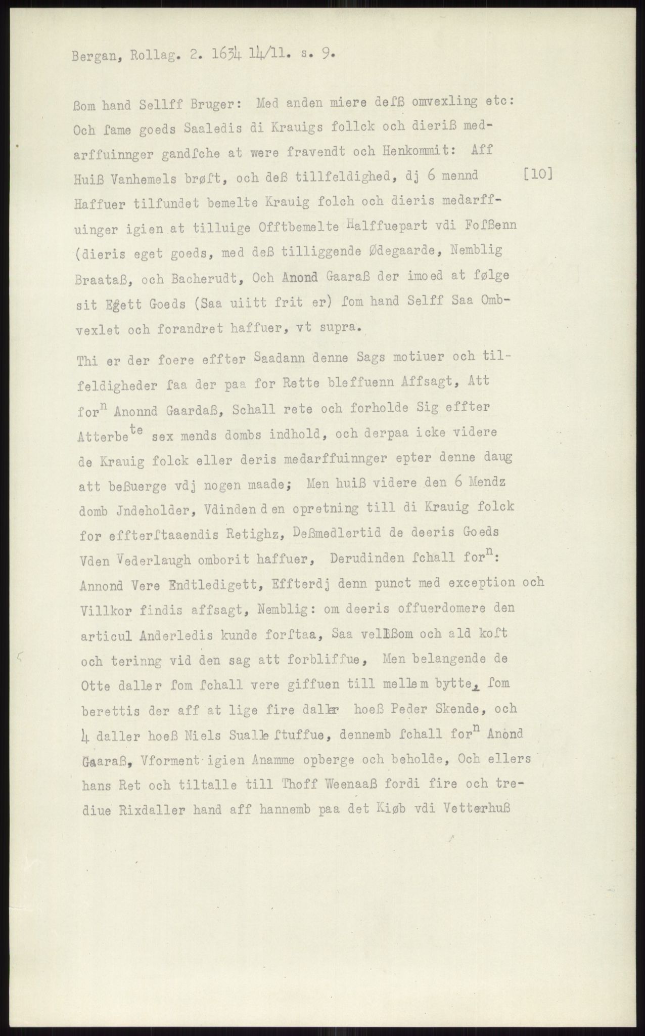 Samlinger til kildeutgivelse, Diplomavskriftsamlingen, AV/RA-EA-4053/H/Ha, p. 1508