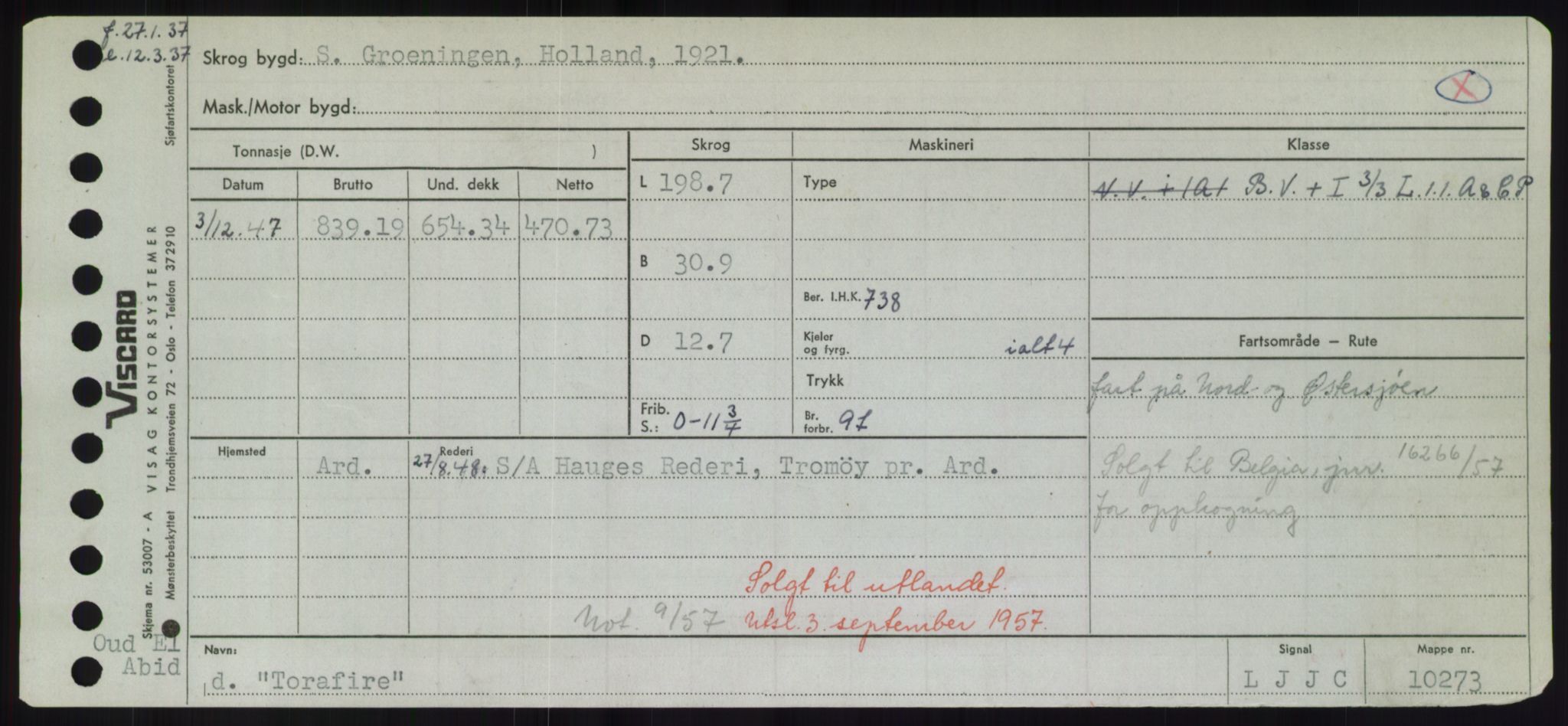 Sjøfartsdirektoratet med forløpere, Skipsmålingen, RA/S-1627/H/Hd/L0039: Fartøy, Ti-Tø, p. 229