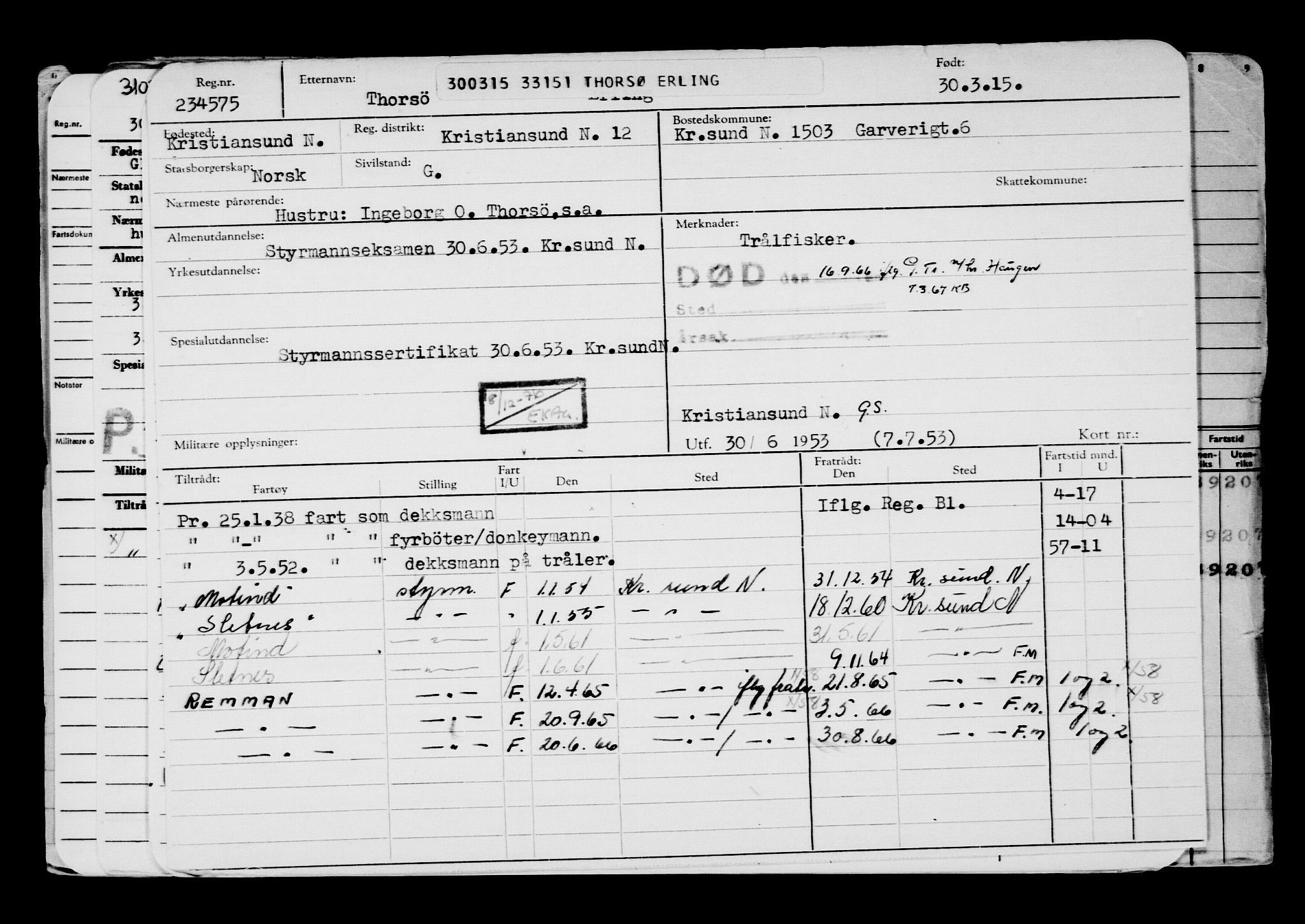 Direktoratet for sjømenn, AV/RA-S-3545/G/Gb/L0128: Hovedkort, 1915, p. 550