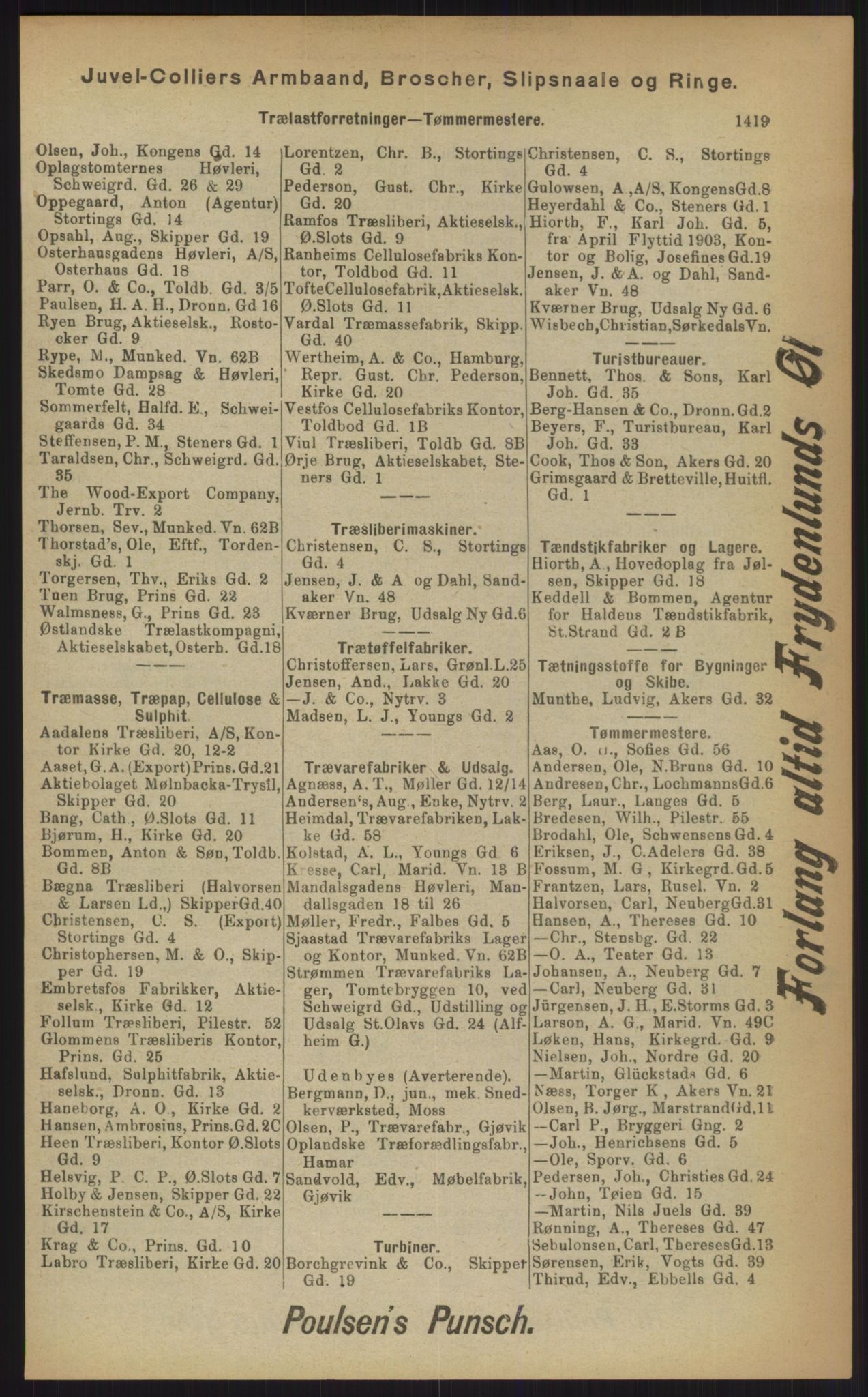 Kristiania/Oslo adressebok, PUBL/-, 1903, p. 1419
