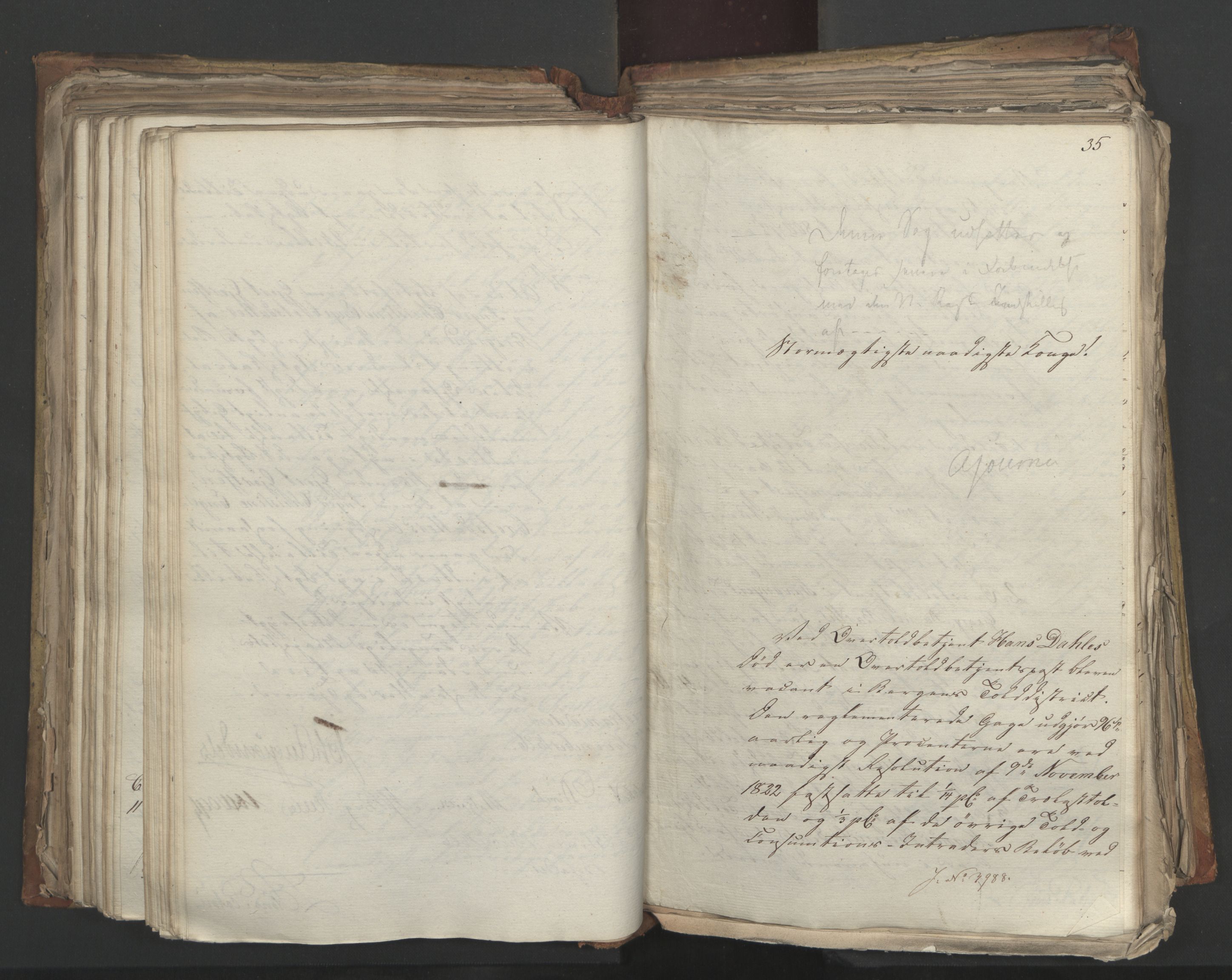 Statsrådsavdelingen i Stockholm, AV/RA-S-1003/D/Da/L0049: Regjeringsinnstillinger nr. 3860-4086, 1826, p. 311