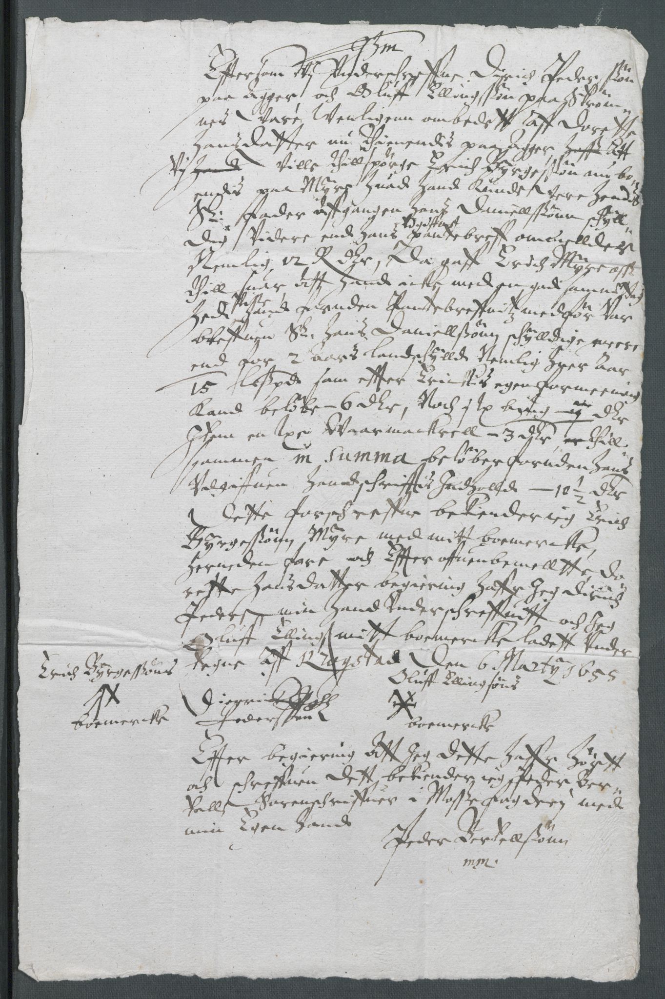 Riksarkivets diplomsamling, AV/RA-EA-5965/F02/L0166: Dokumenter, 1654-1656, p. 94