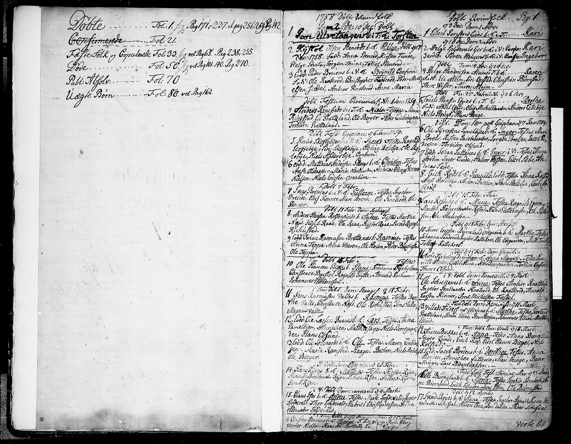 Tune prestekontor Kirkebøker, SAO/A-2007/F/Fa/L0002: Parish register (official) no. 2, 1758-1781