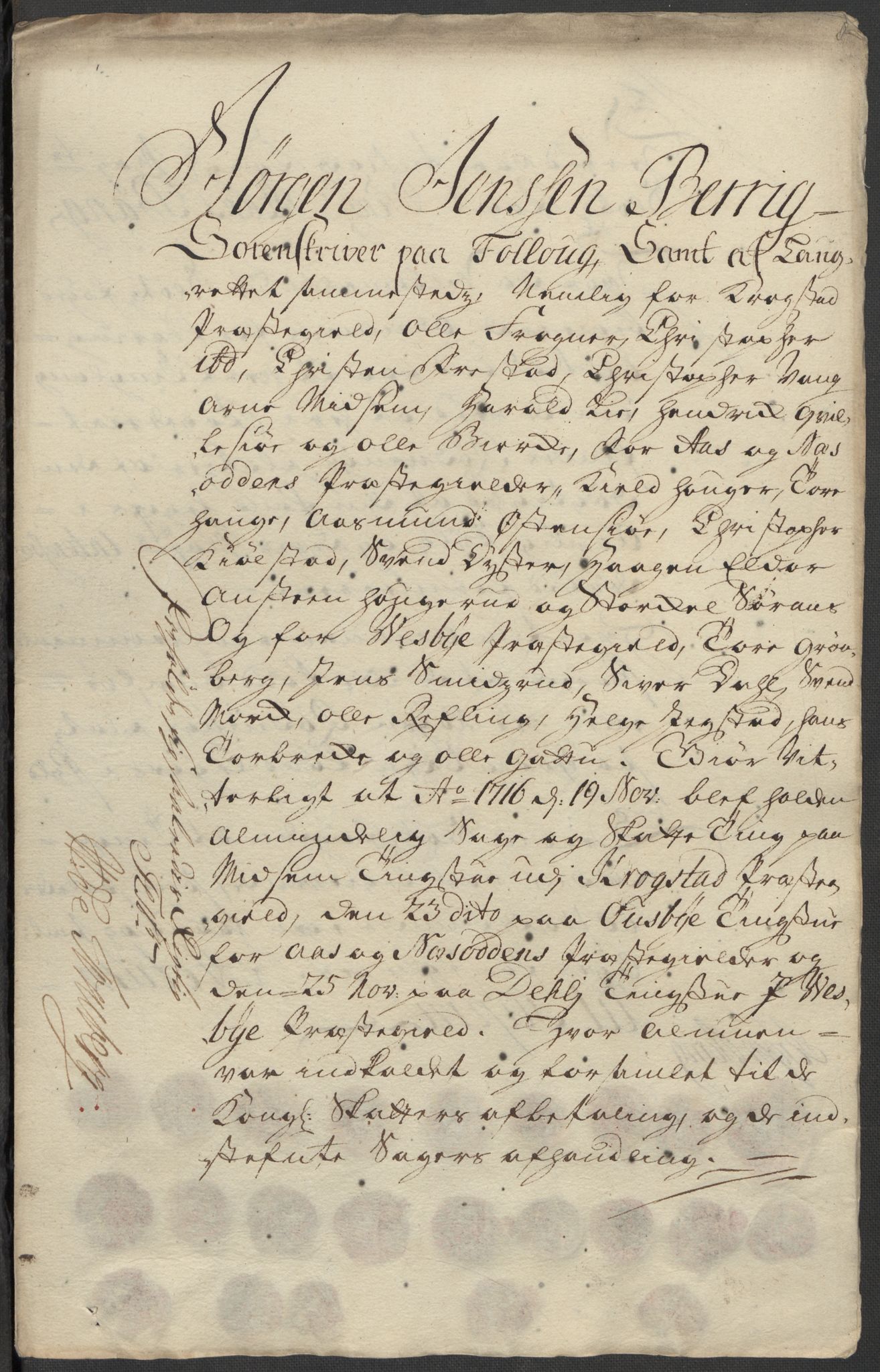 Rentekammeret inntil 1814, Reviderte regnskaper, Fogderegnskap, AV/RA-EA-4092/R10/L0454: Fogderegnskap Aker og Follo, 1716, p. 102