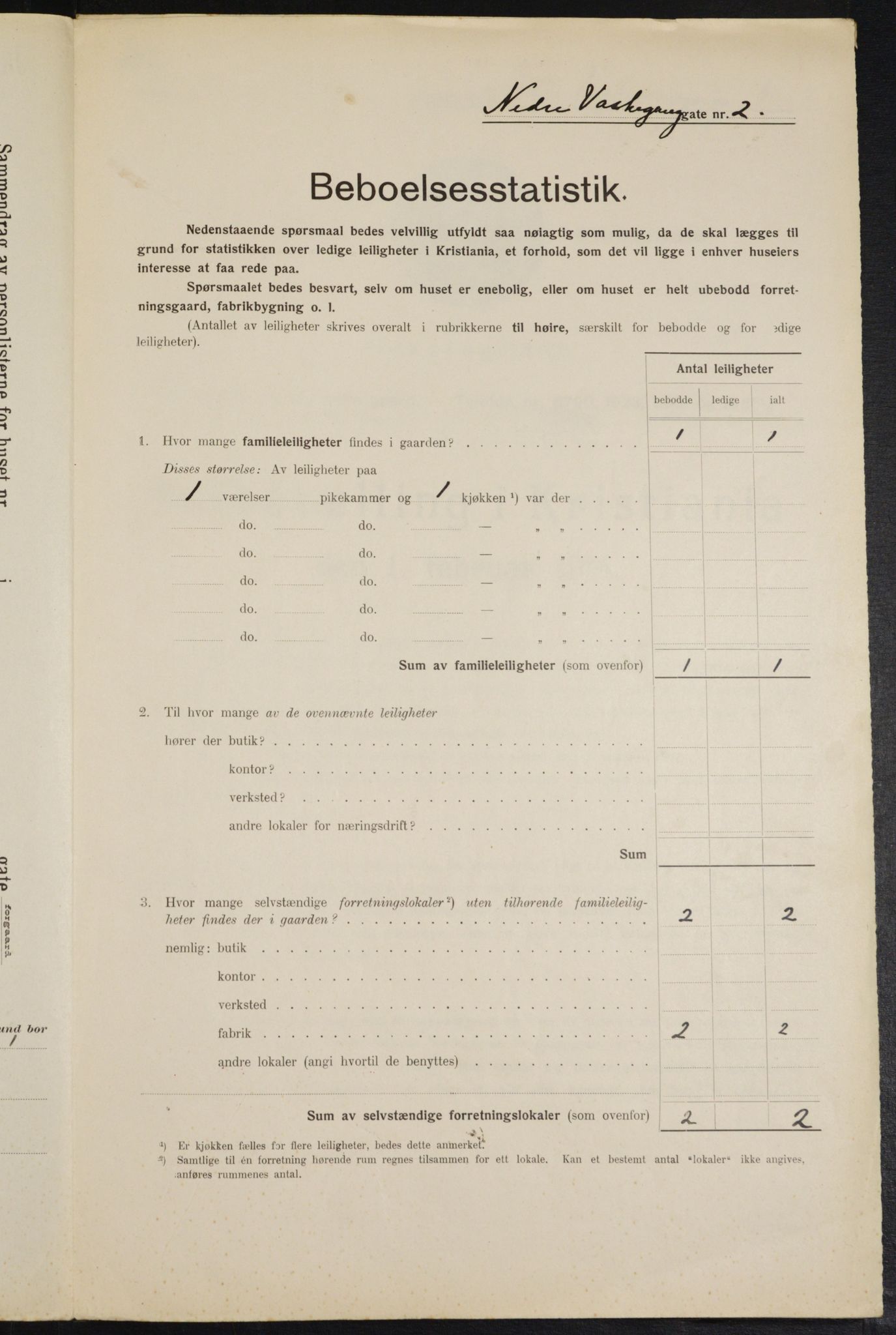 OBA, Municipal Census 1914 for Kristiania, 1914, p. 69539