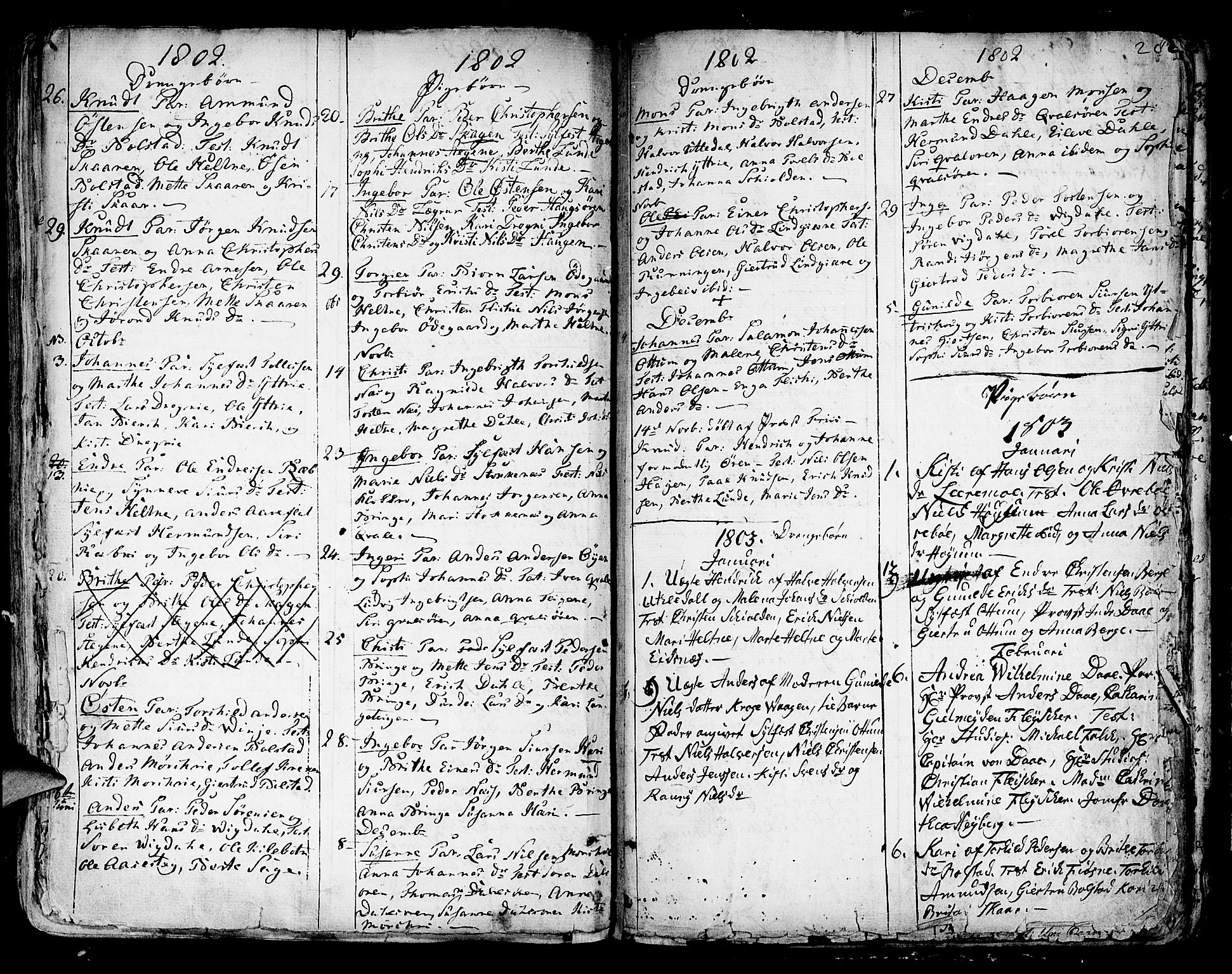 Luster sokneprestembete, SAB/A-81101/H/Haa/Haaa/L0001: Parish register (official) no. A 1, 1731-1803, p. 282