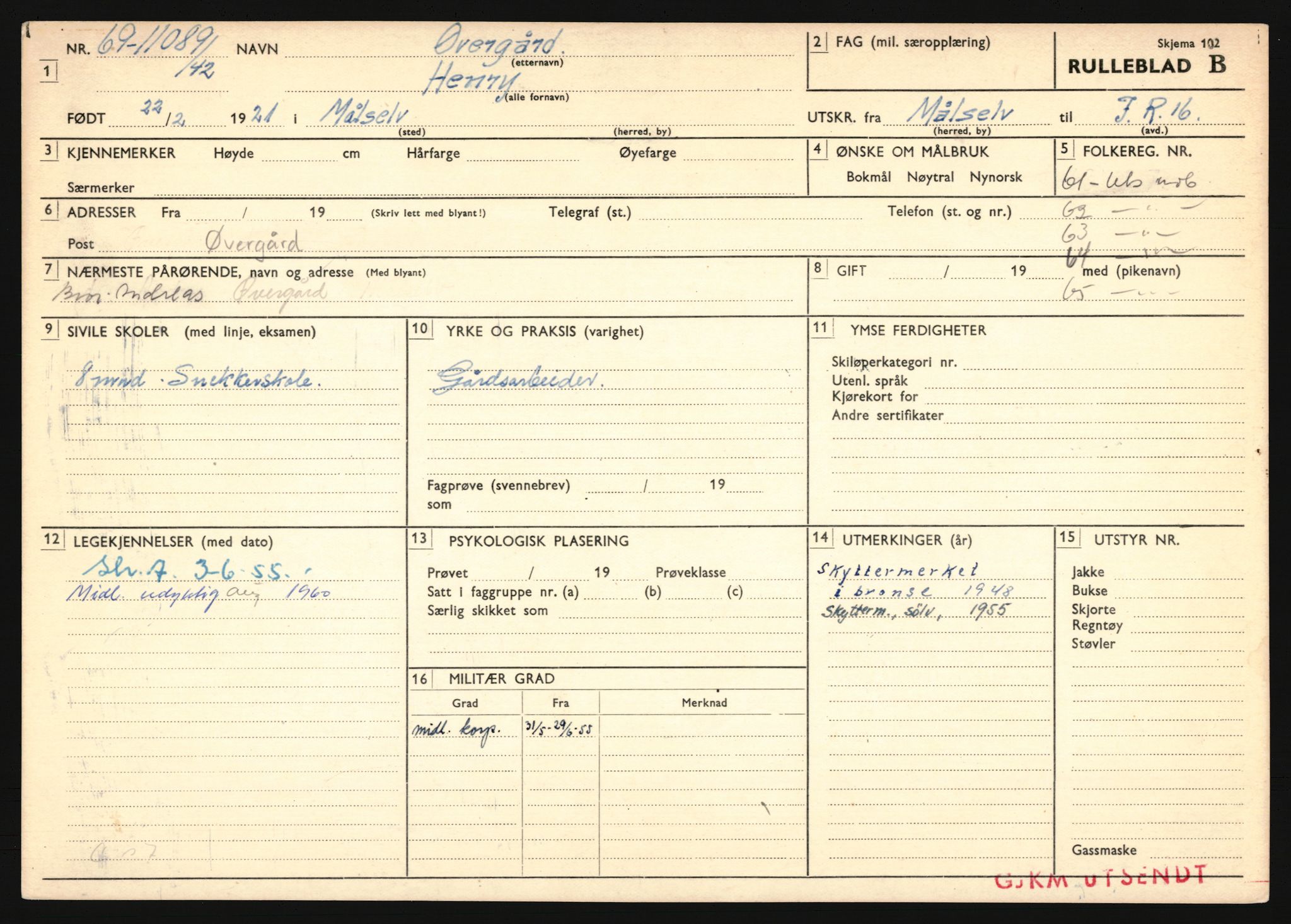 Forsvaret, Troms infanteriregiment nr. 16, AV/RA-RAFA-3146/P/Pa/L0024/0003: Rulleblad / Rulleblad for regimentets menige mannskaper, årsklasse 1942, 1942, p. 292