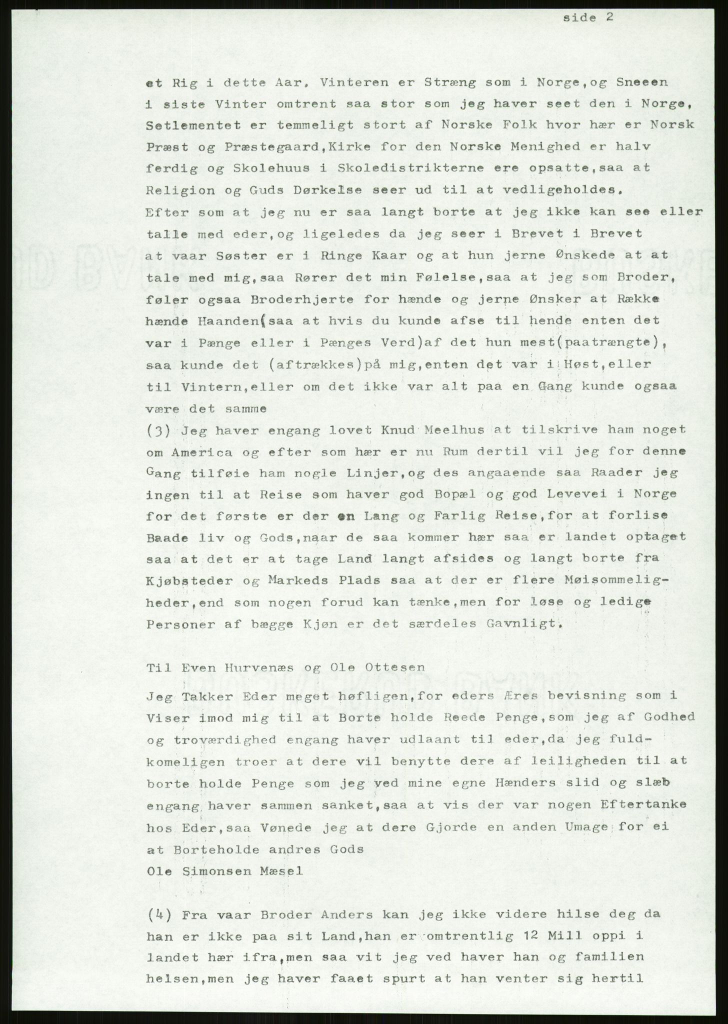 Samlinger til kildeutgivelse, Amerikabrevene, AV/RA-EA-4057/F/L0026: Innlån fra Aust-Agder: Aust-Agder-Arkivet - Erickson, 1838-1914, p. 325