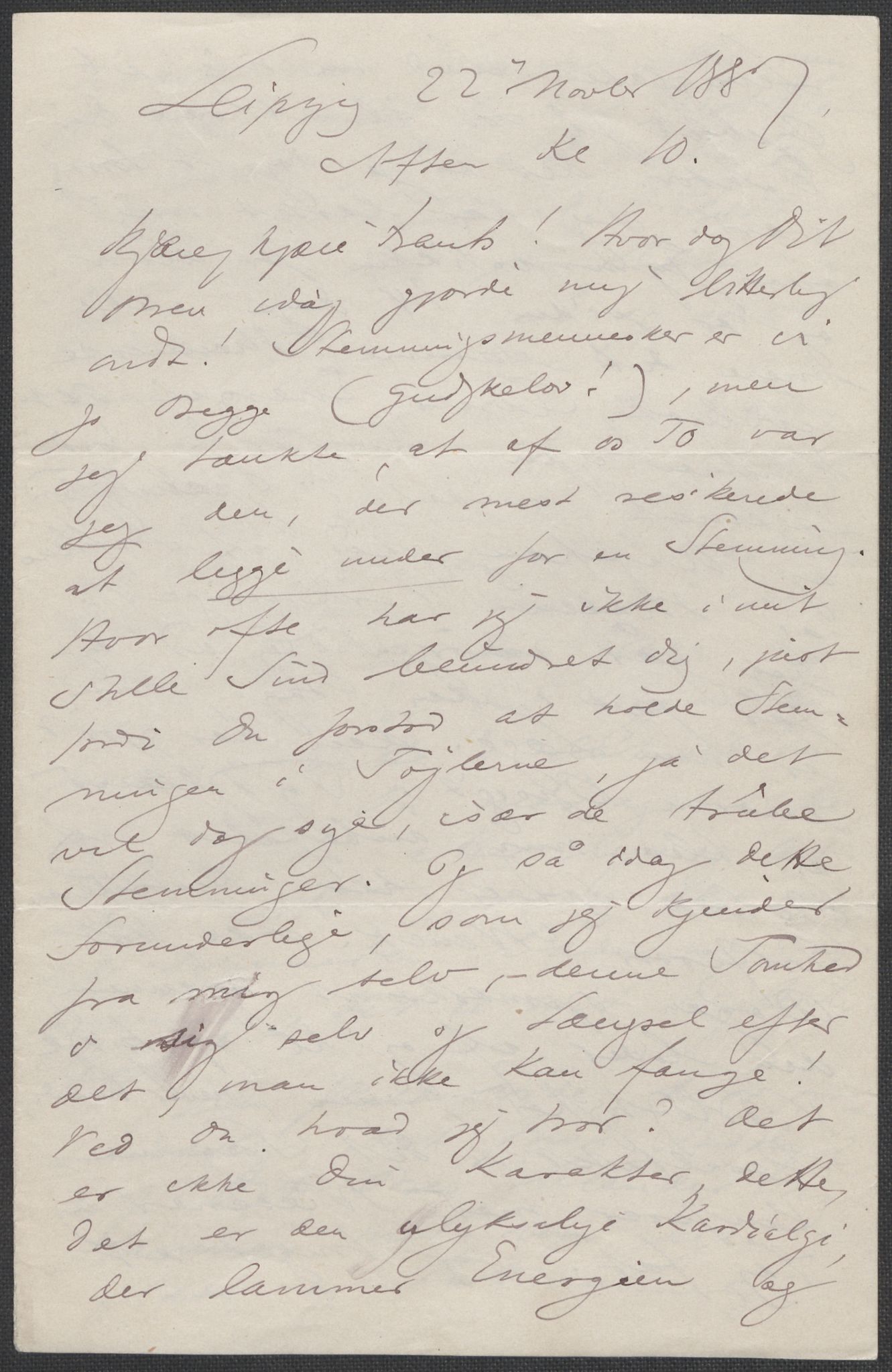 Beyer, Frants, AV/RA-PA-0132/F/L0001: Brev fra Edvard Grieg til Frantz Beyer og "En del optegnelser som kan tjene til kommentar til brevene" av Marie Beyer, 1872-1907, p. 223