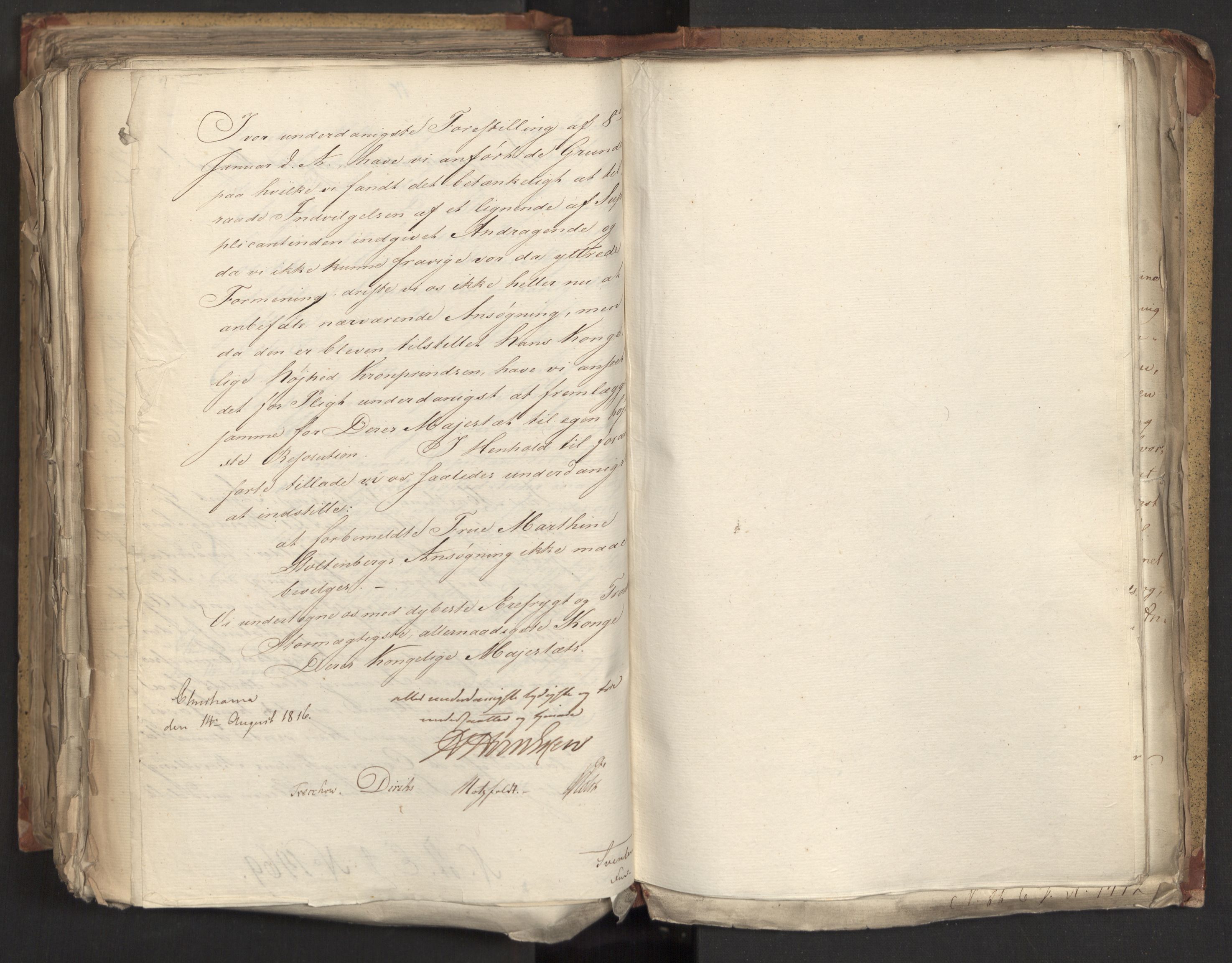 Statsrådsavdelingen i Stockholm, RA/S-1003/D/Da/L0006: Regjeringsinnstillinger nr. 1247-1544, 1816, p. 430