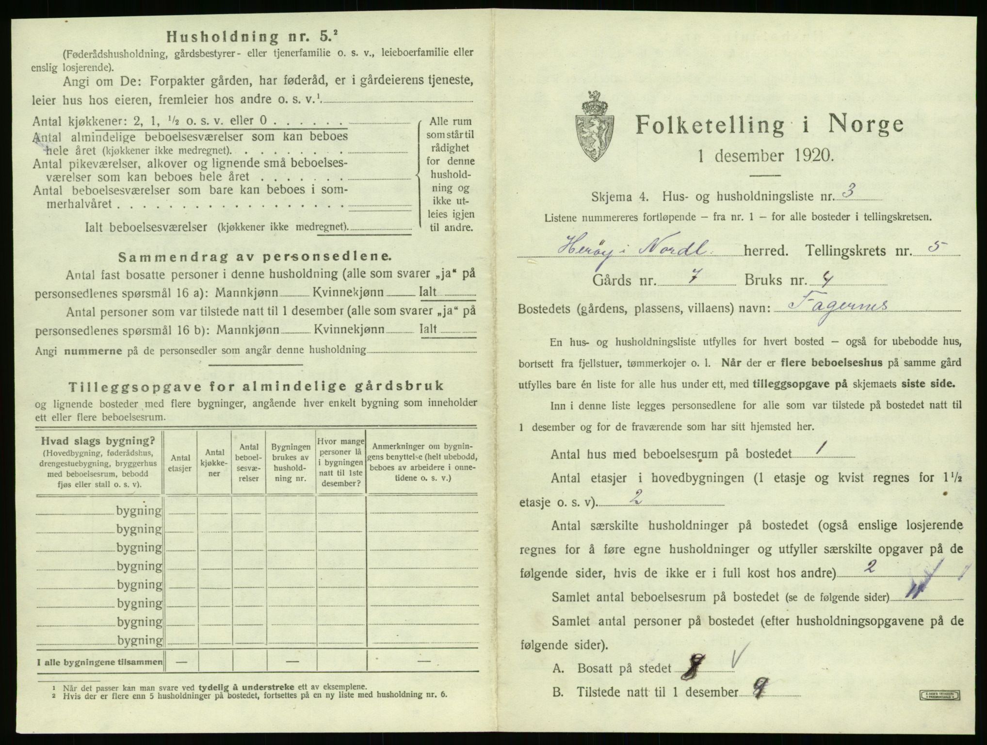 SAT, 1920 census for Herøy, 1920, p. 480