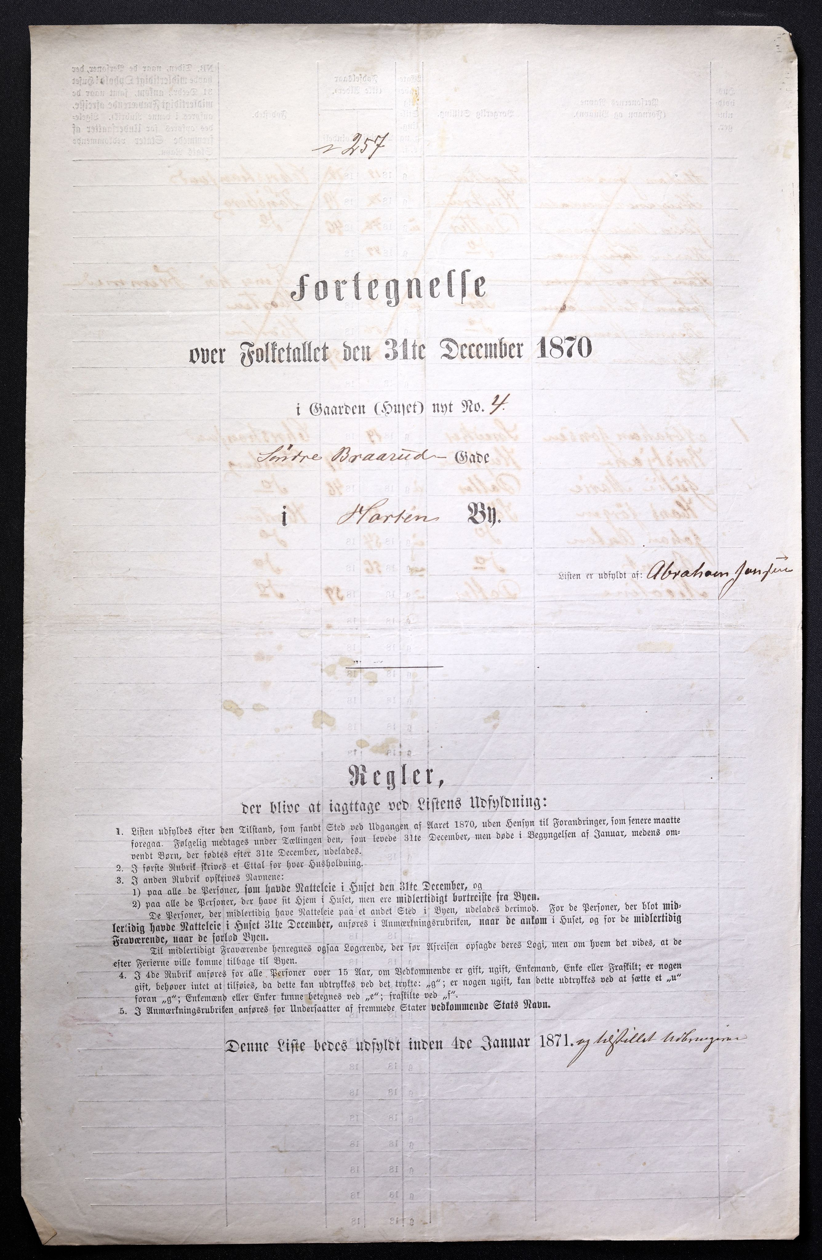 RA, 1870 census for 0703 Horten, 1870, p. 519