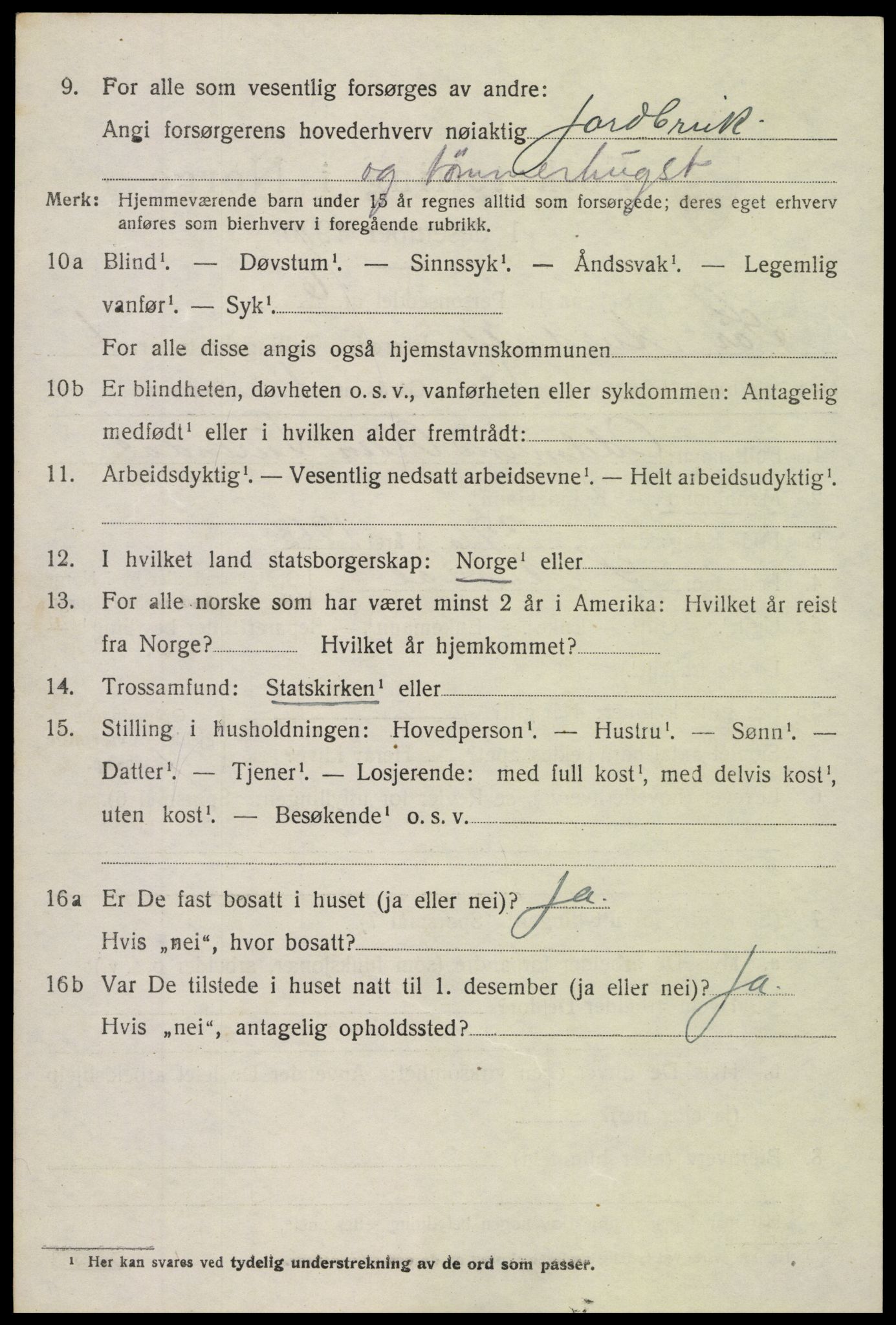 SAH, 1920 census for Sør-Aurdal, 1920, p. 1702