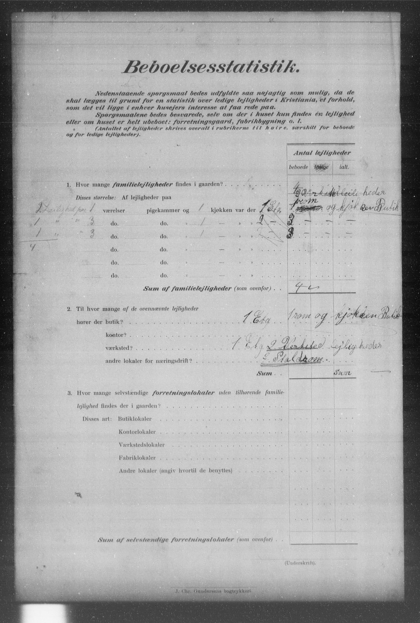 OBA, Municipal Census 1903 for Kristiania, 1903, p. 19832