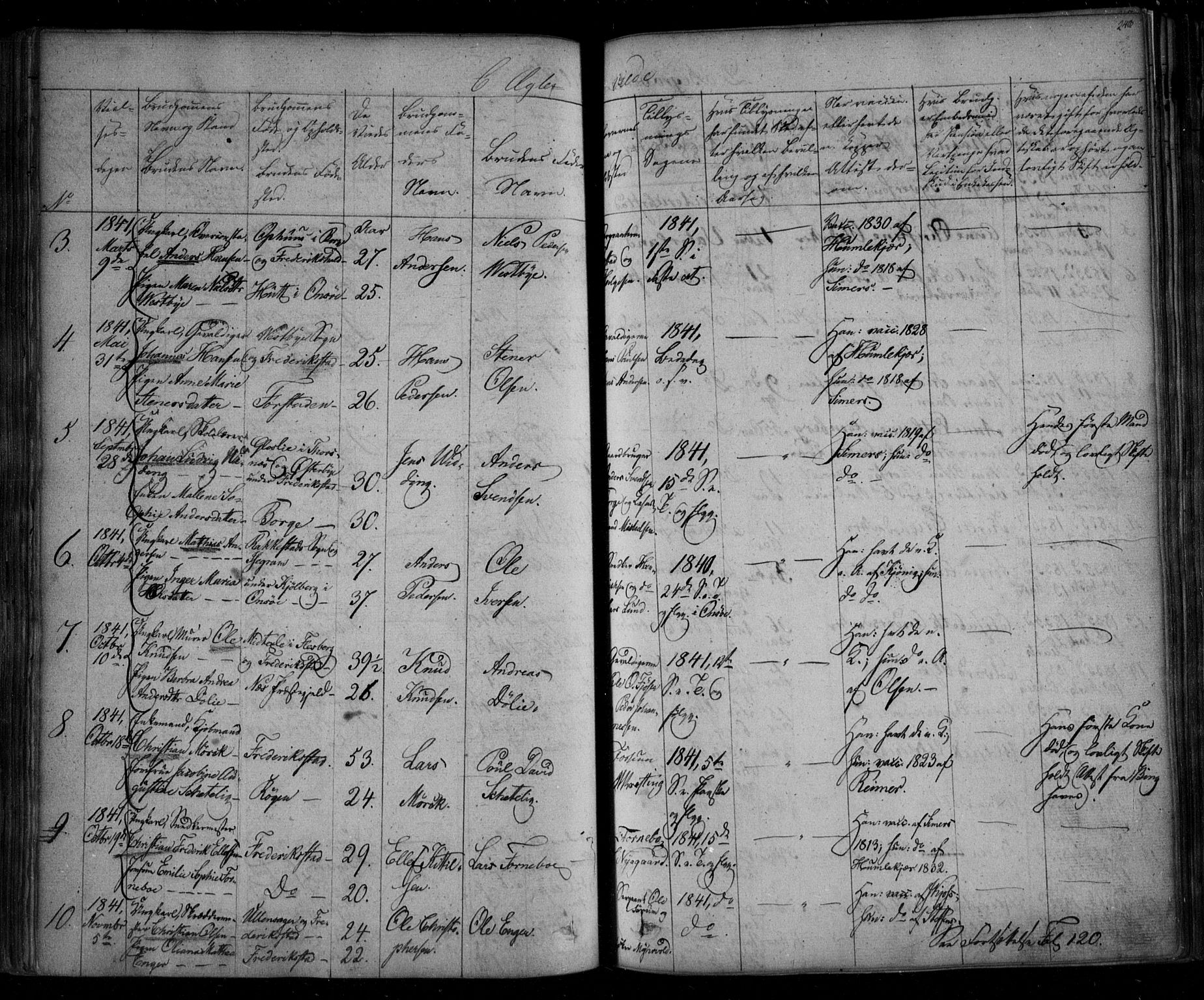 Fredrikstad prestekontor Kirkebøker, AV/SAO-A-11082/F/Fa/L0005: Parish register (official) no. 5, 1835-1856, p. 246