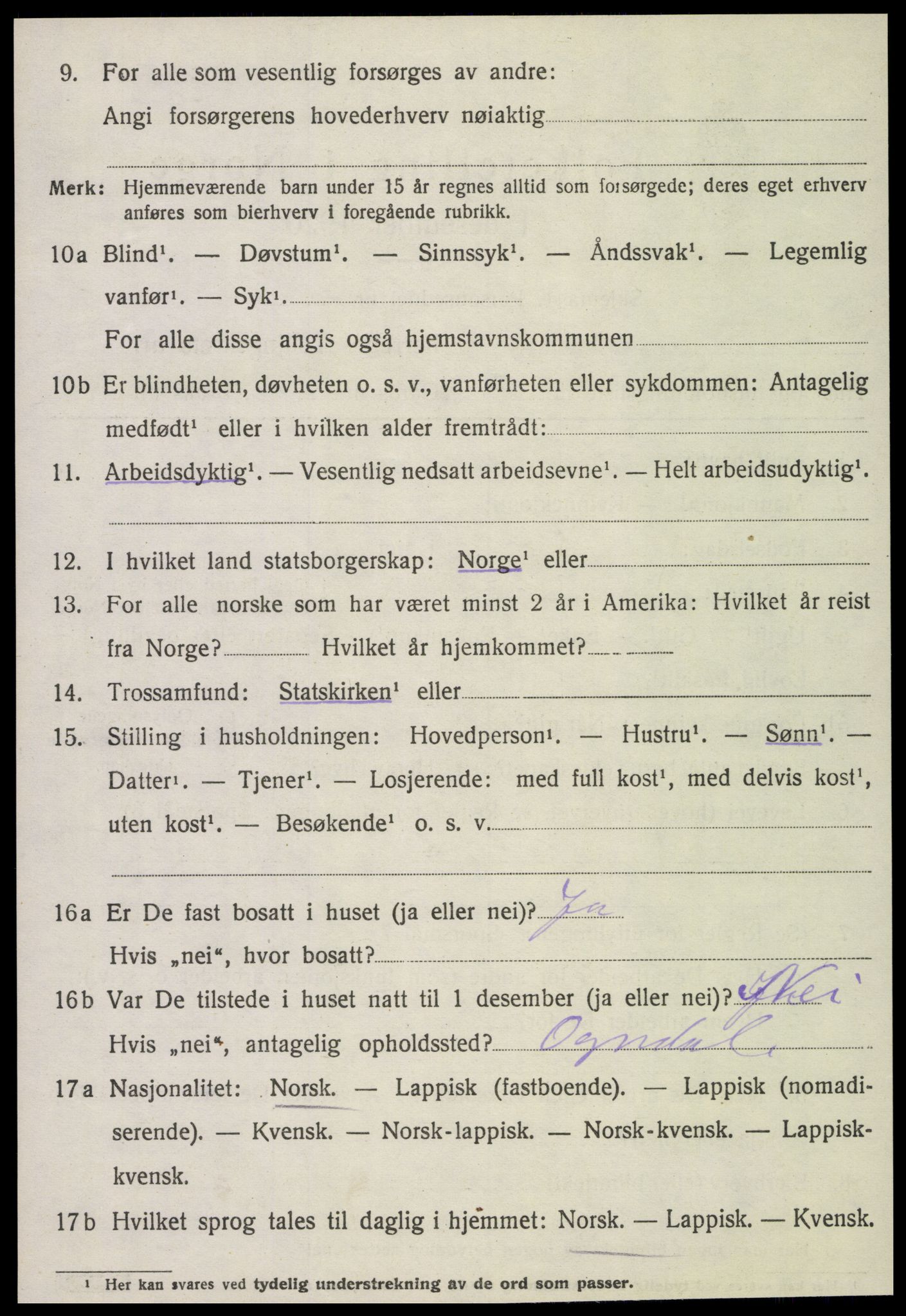 SAT, 1920 census for Inderøy, 1920, p. 5594