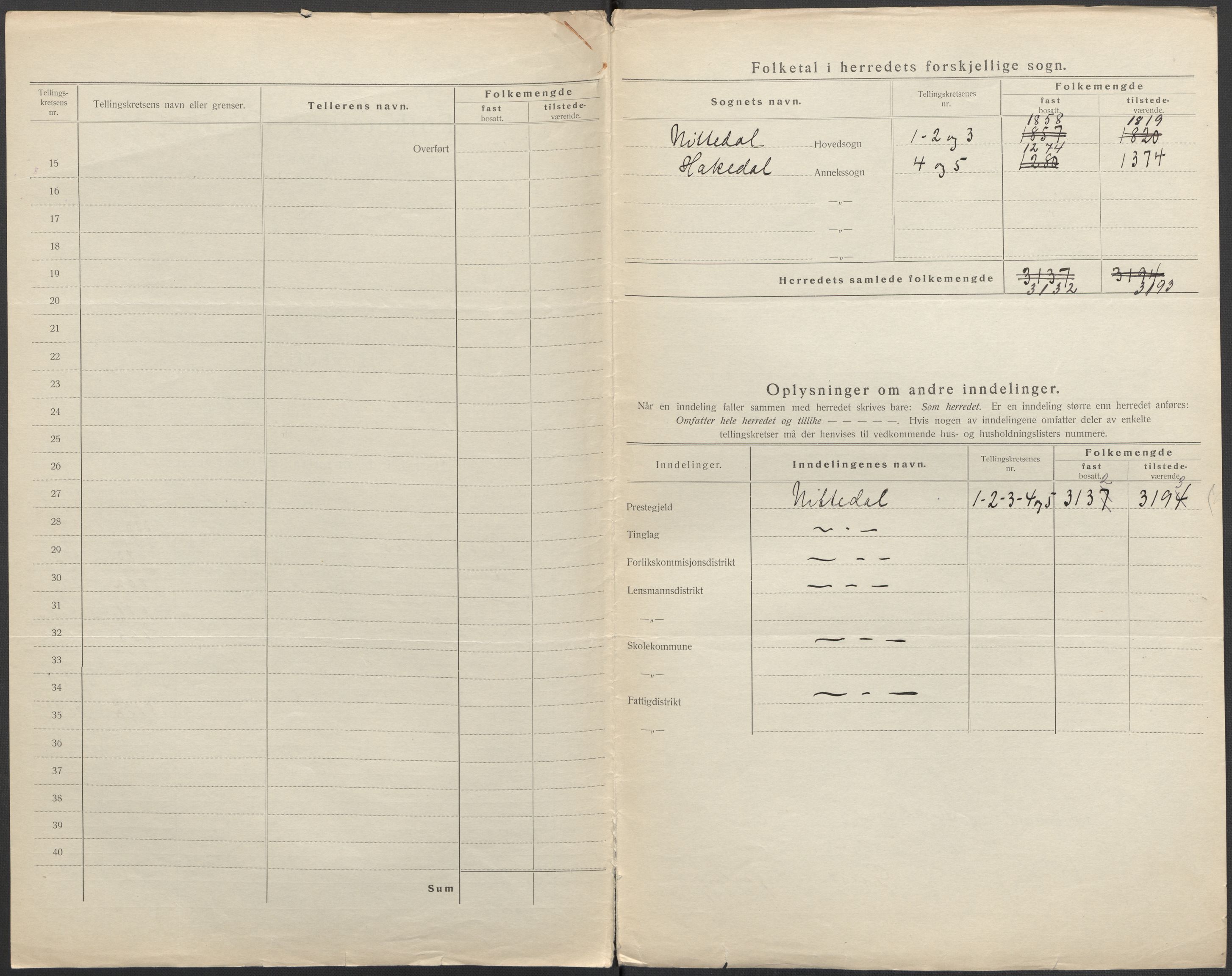 SAO, 1920 census for Nittedal, 1920, p. 3