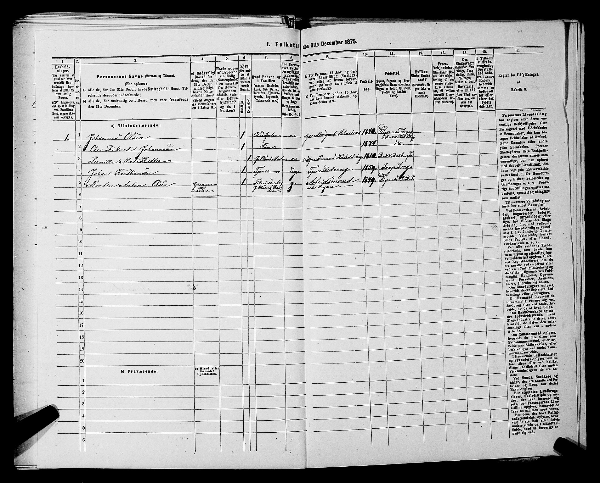 RA, 1875 census for 0128P Rakkestad, 1875, p. 1717