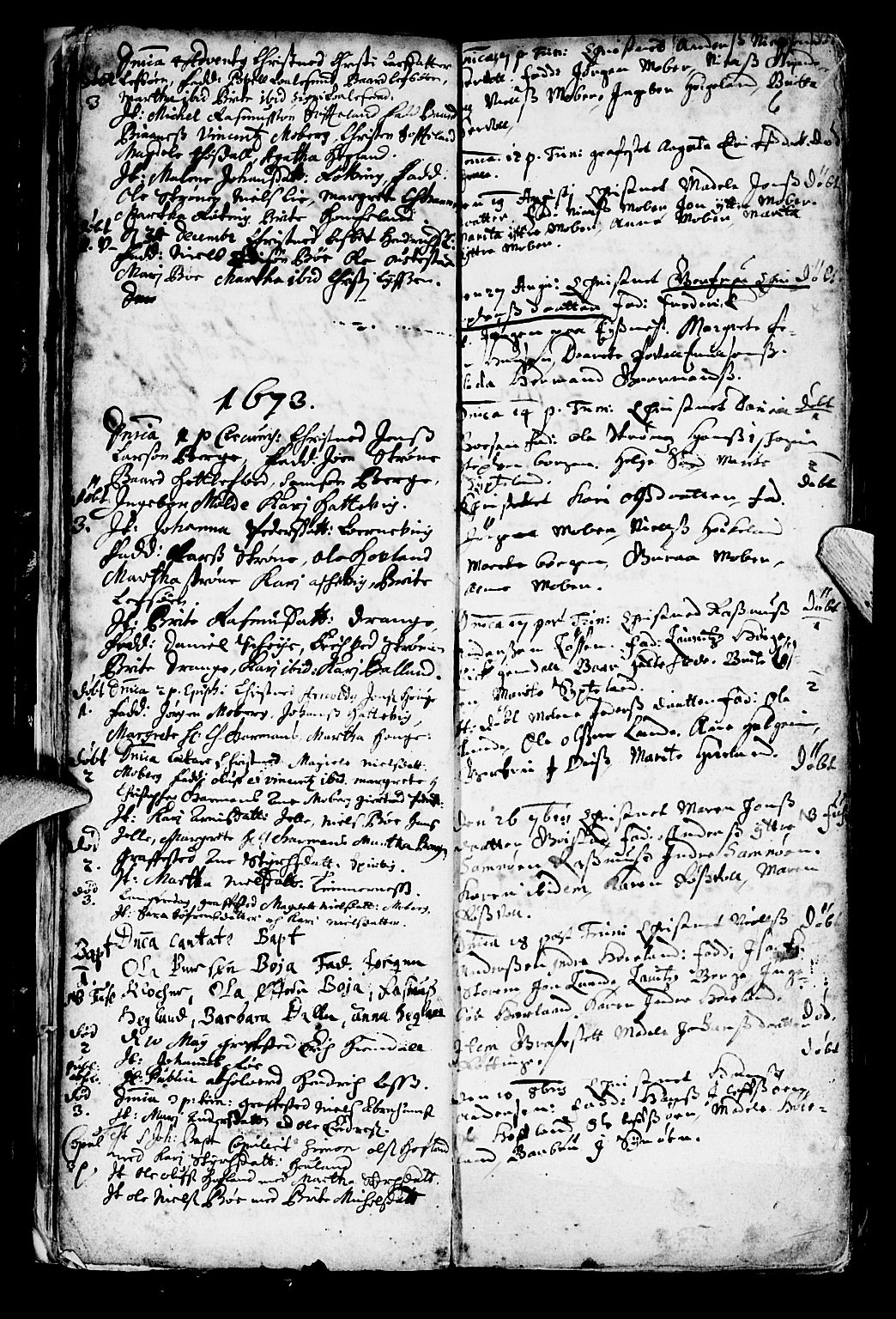 Os sokneprestembete, SAB/A-99929: Parish register (official) no. A 1, 1669-1722, p. 6