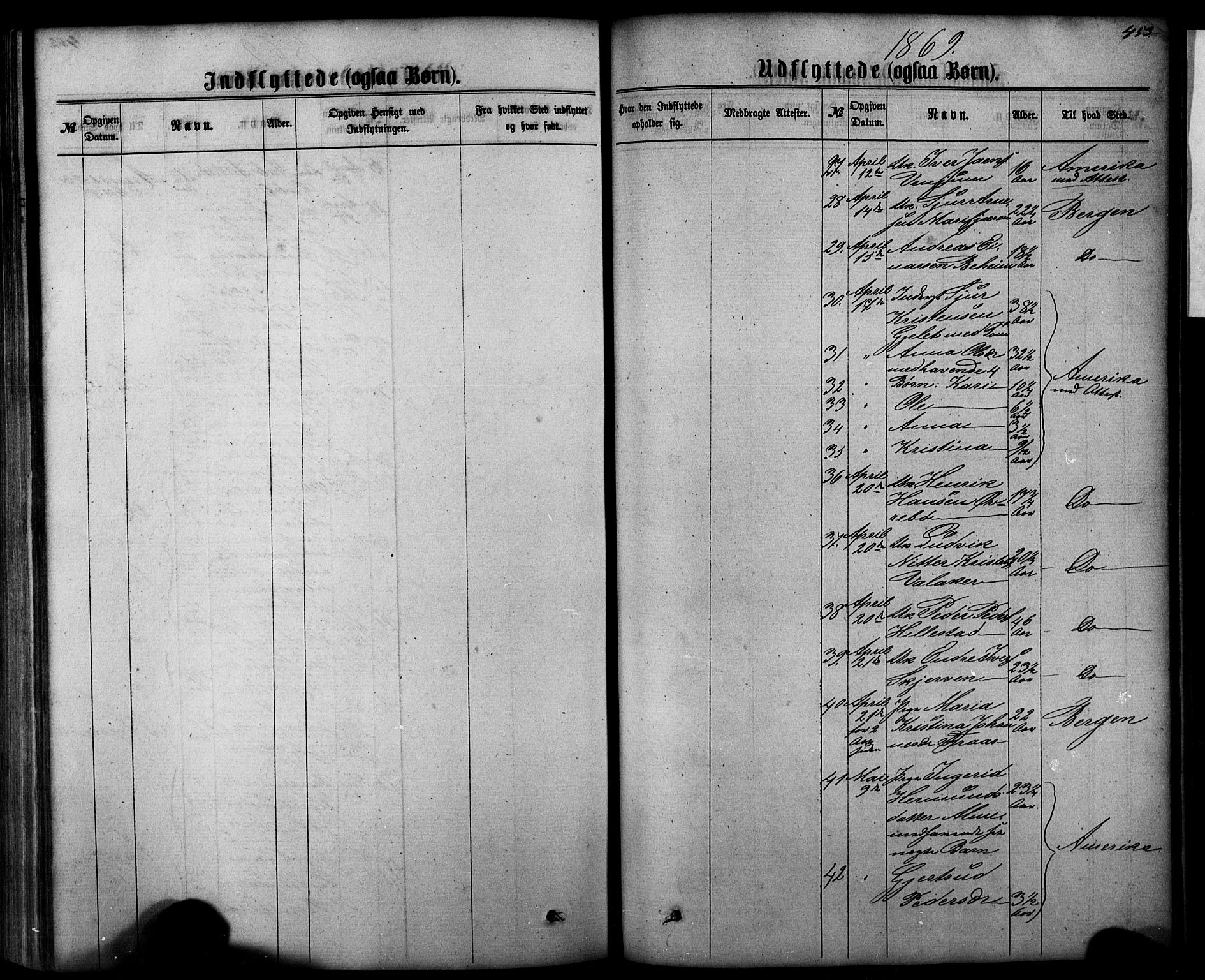 Hafslo sokneprestembete, AV/SAB-A-80301/H/Hab/Haba/L0001: Parish register (copy) no. A 1, 1866-1908, p. 453