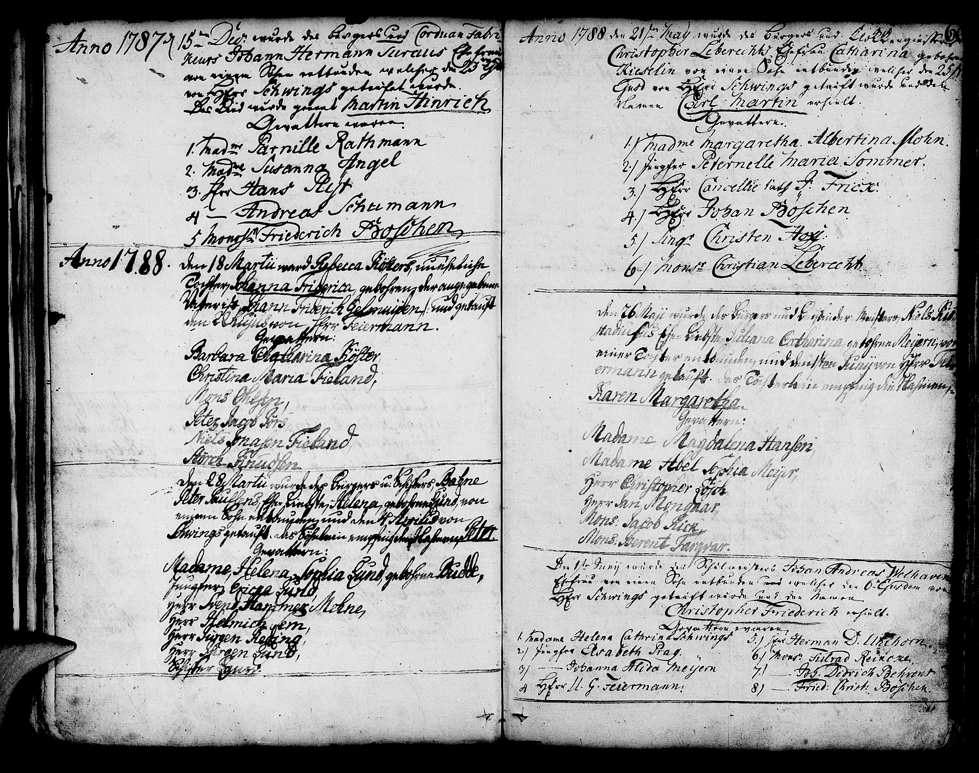 Mariakirken Sokneprestembete, SAB/A-76901/H/Haa/L0003: Parish register (official) no. A 3, 1786-1815, p. 61