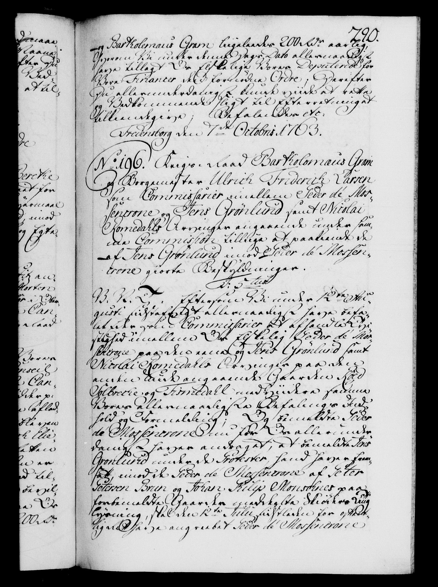 Danske Kanselli 1572-1799, AV/RA-EA-3023/F/Fc/Fca/Fcab/L0037: Norske tegnelser, 1762-1766, p. 290a