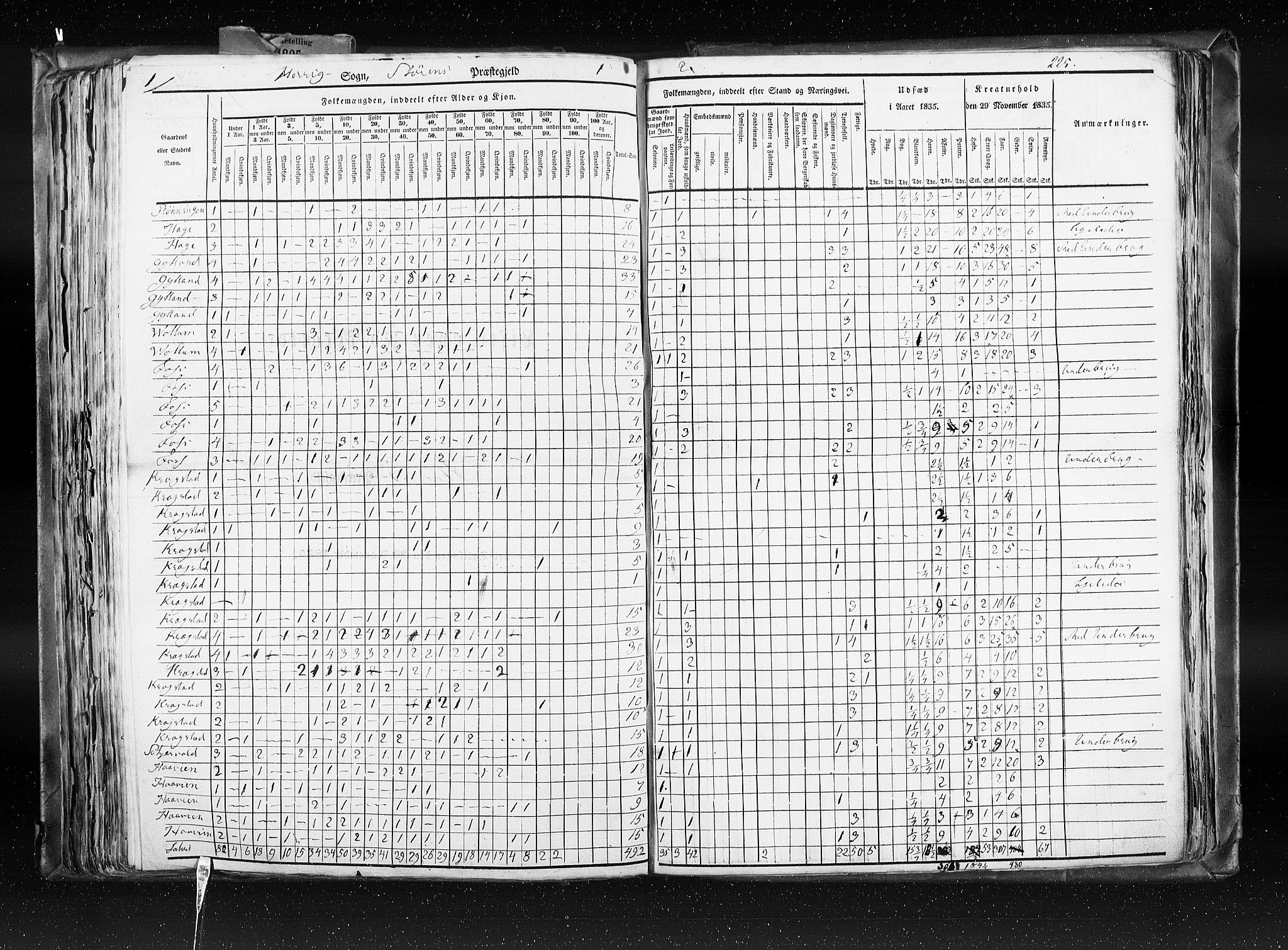 RA, Census 1835, vol. 8: Romsdal amt og Søndre Trondhjem amt, 1835, p. 225