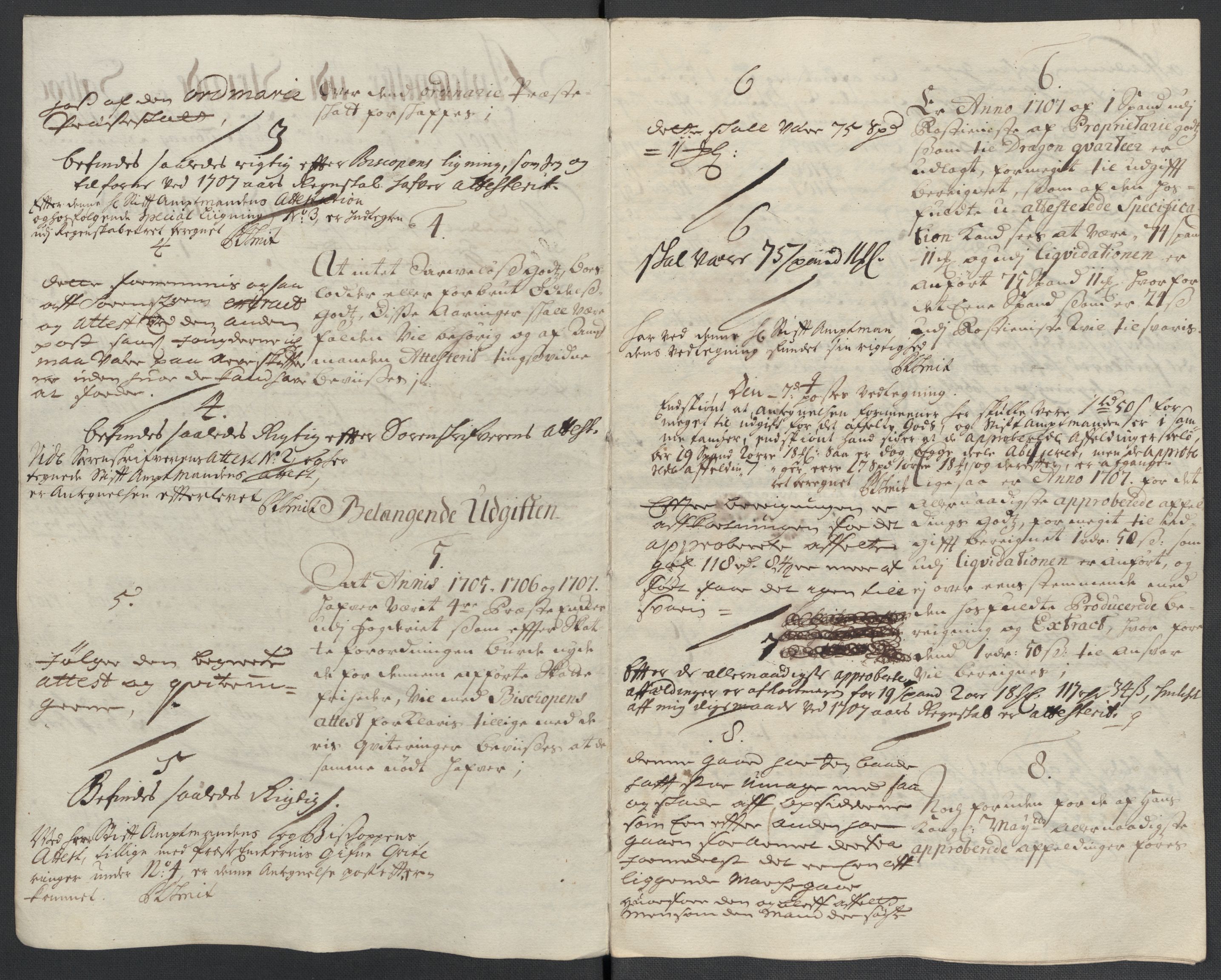 Rentekammeret inntil 1814, Reviderte regnskaper, Fogderegnskap, RA/EA-4092/R61/L4110: Fogderegnskap Strinda og Selbu, 1707-1708, p. 210