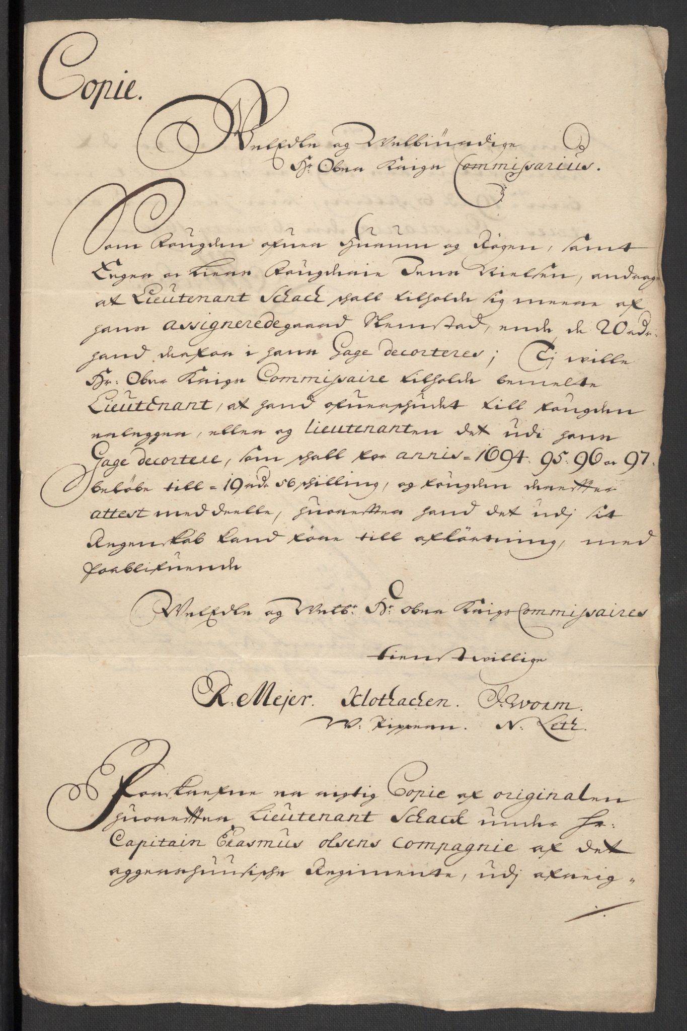 Rentekammeret inntil 1814, Reviderte regnskaper, Fogderegnskap, AV/RA-EA-4092/R30/L1696: Fogderegnskap Hurum, Røyken, Eiker og Lier, 1698-1699, p. 174