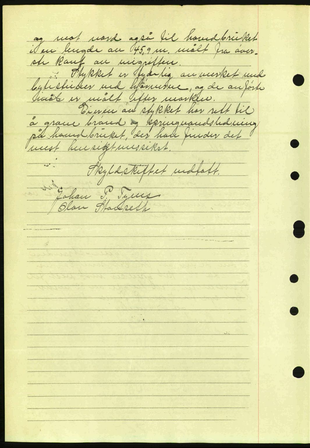 Nordre Sunnmøre sorenskriveri, AV/SAT-A-0006/1/2/2C/2Ca: Mortgage book no. A20a, 1945-1945, Diary no: : 878/1945