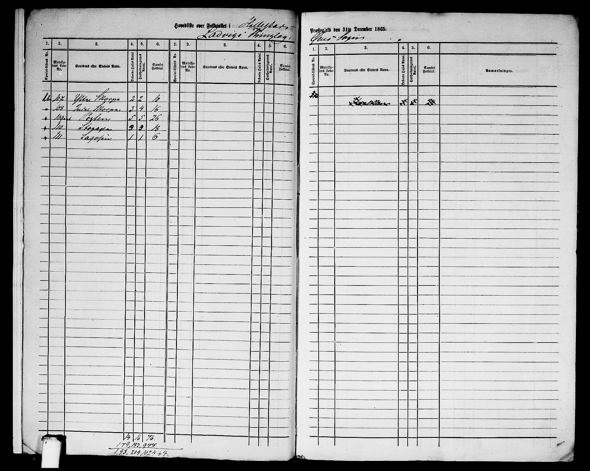 RA, 1865 census for Hyllestad, 1865, p. 8