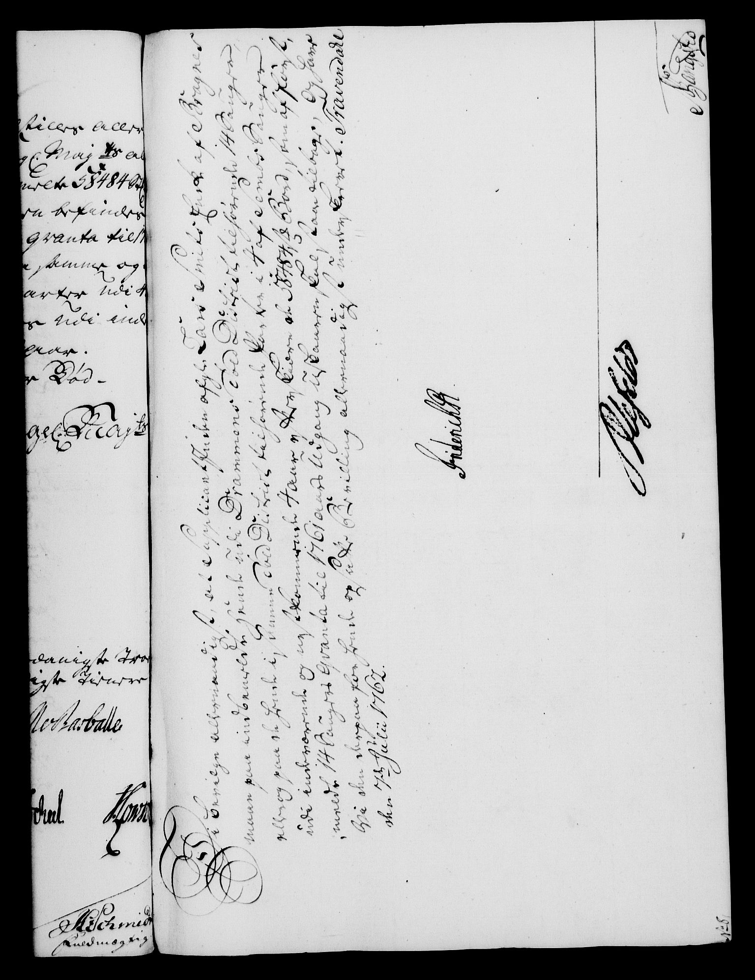 Rentekammeret, Kammerkanselliet, AV/RA-EA-3111/G/Gf/Gfa/L0044: Norsk relasjons- og resolusjonsprotokoll (merket RK 52.44), 1762, p. 306