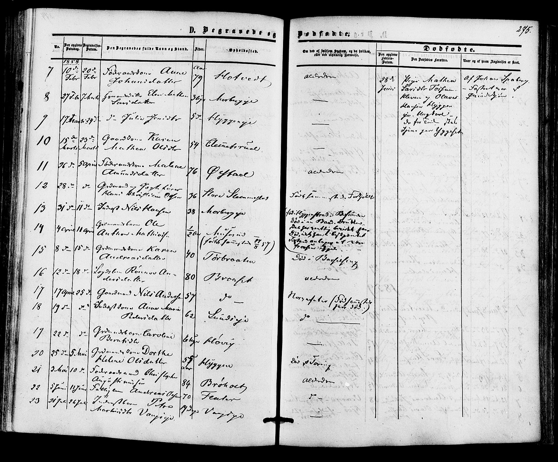 Røyken kirkebøker, AV/SAKO-A-241/F/Fa/L0006: Parish register (official) no. 6, 1857-1875, p. 275