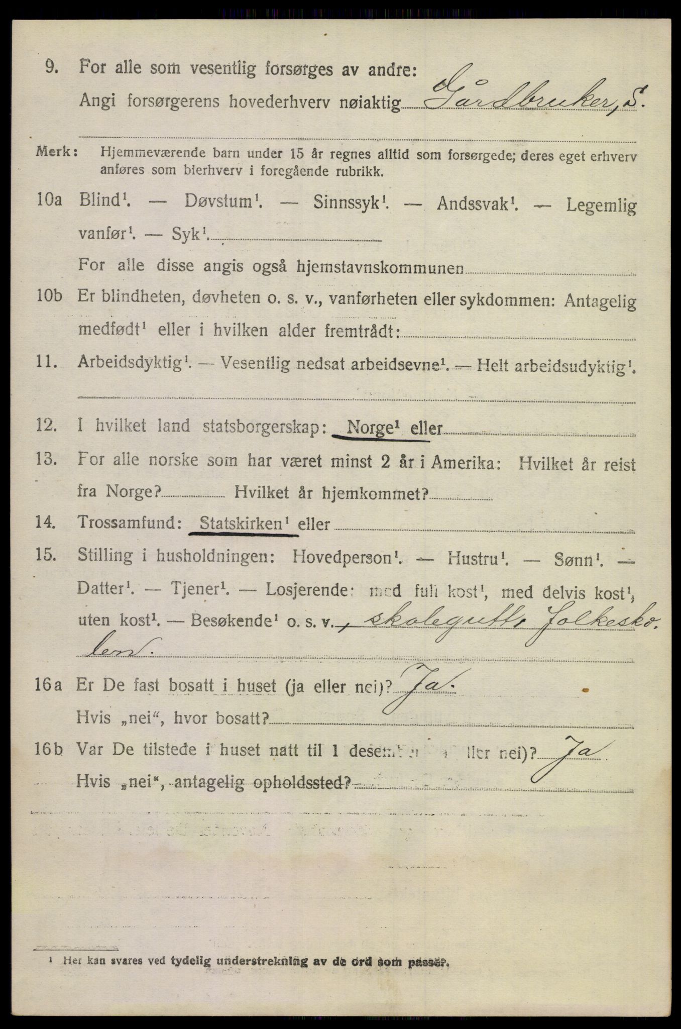 SAKO, 1920 census for Rollag, 1920, p. 2505