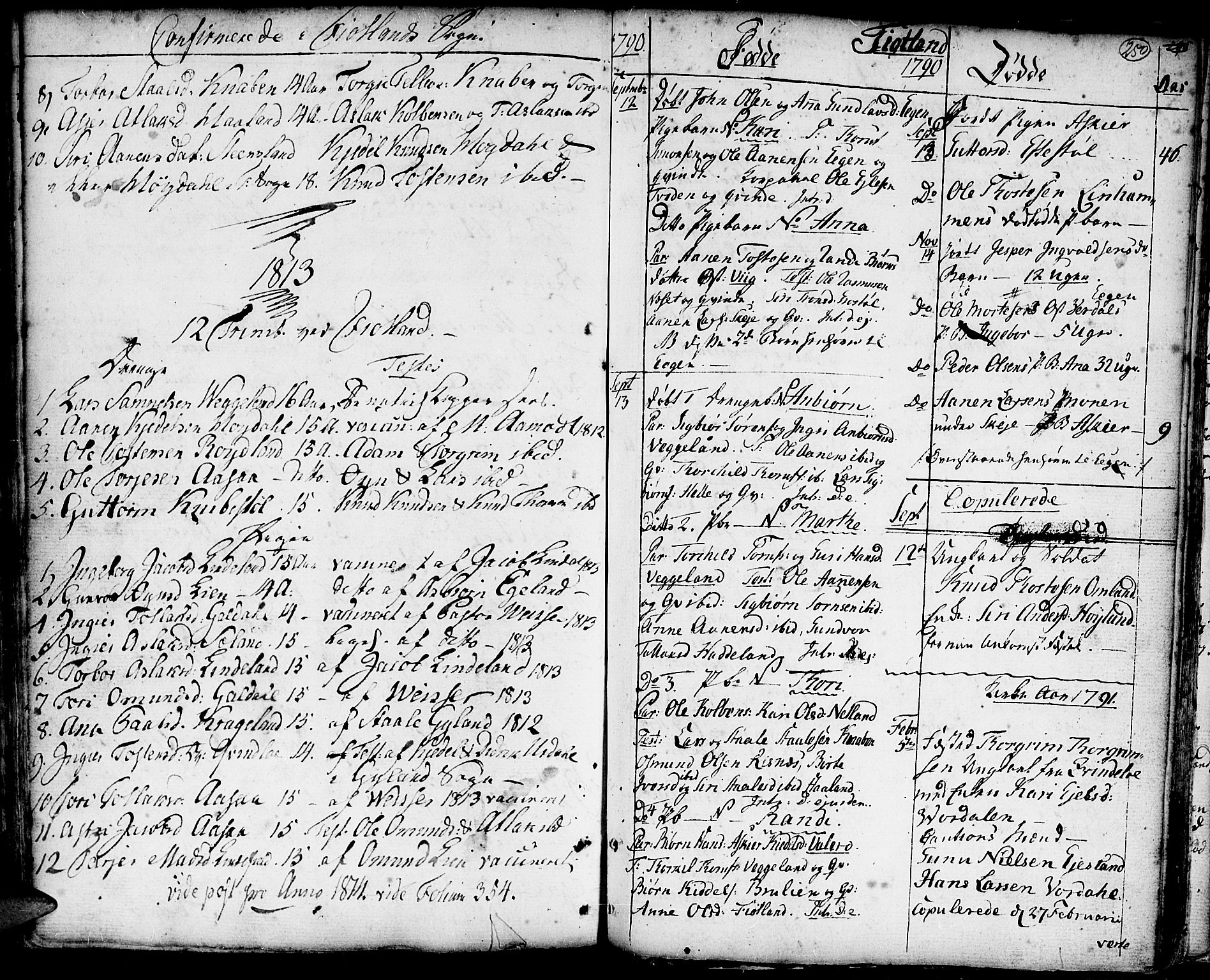Hægebostad sokneprestkontor, SAK/1111-0024/F/Fa/Faa/L0001: Parish register (official) no. A 1 /3, 1760-1826, p. 250